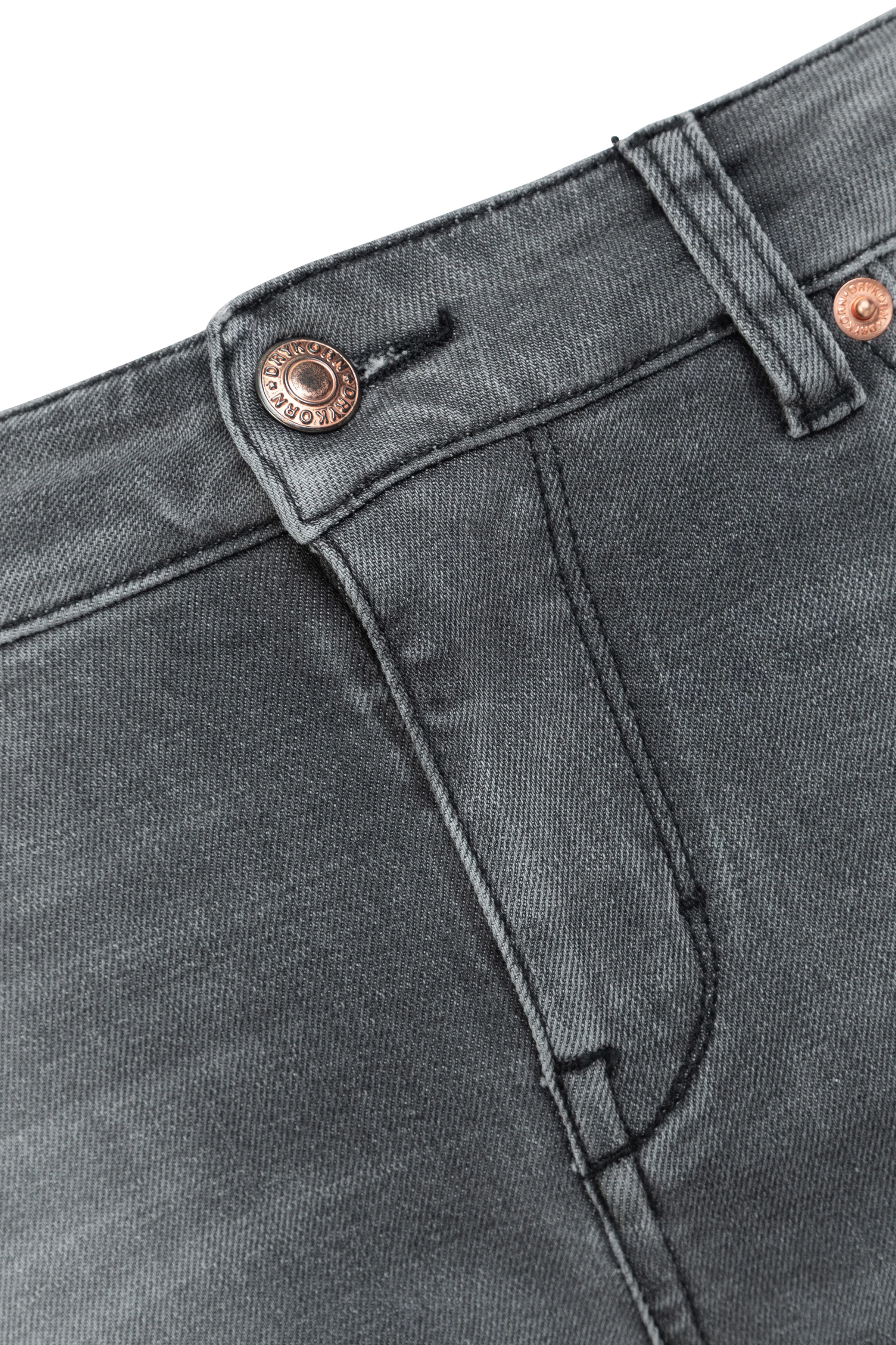 NEED - low-waist skinny denim - Damen - grau - Freisteller Detailansicht