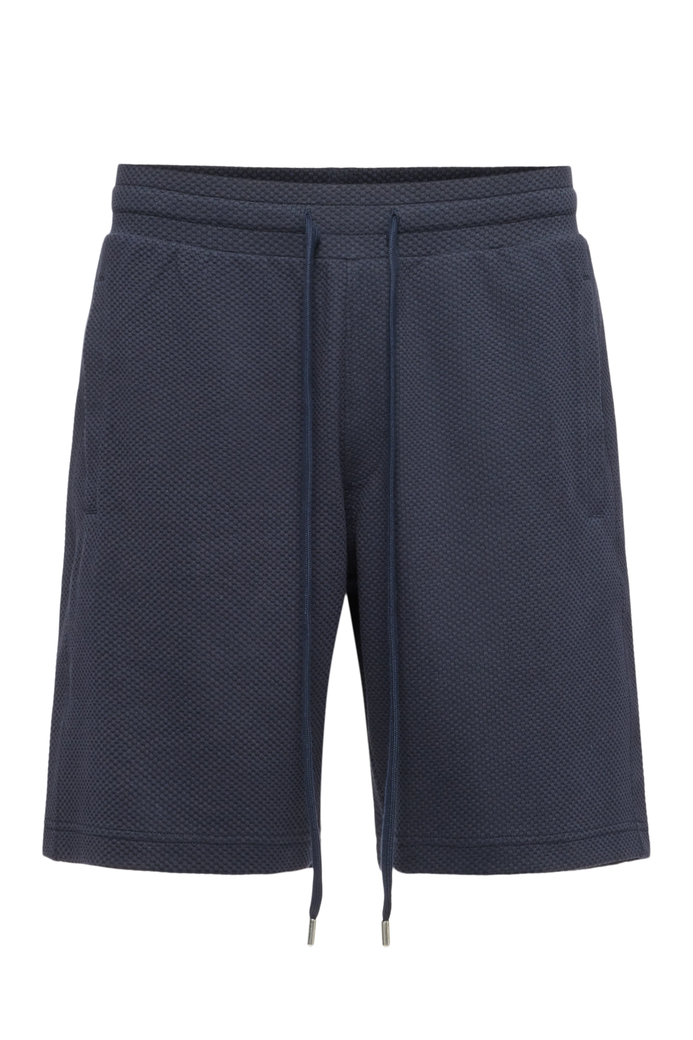 BRIKKO - Casual shorts in blended cotton - men - blue - Freisteller Frontansicht