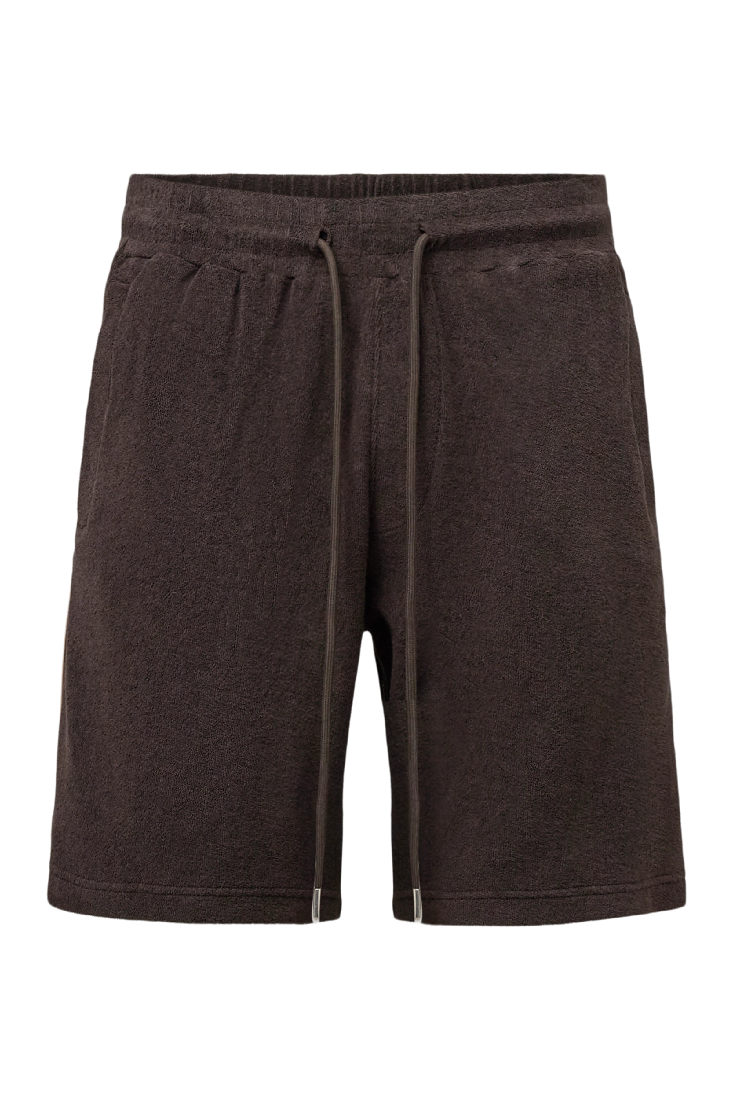 BRIKKO - Casual terry shorts - men - brown - Freisteller Frontansicht