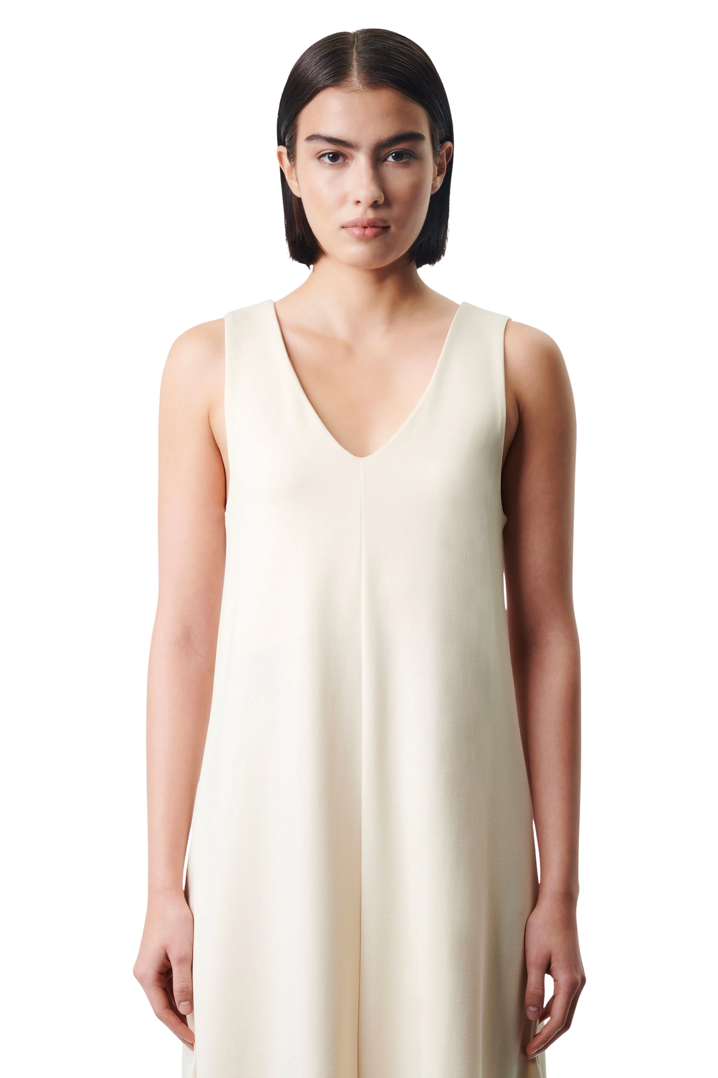 Dames jurk van jersey RESIMA in beige van DRYKORN