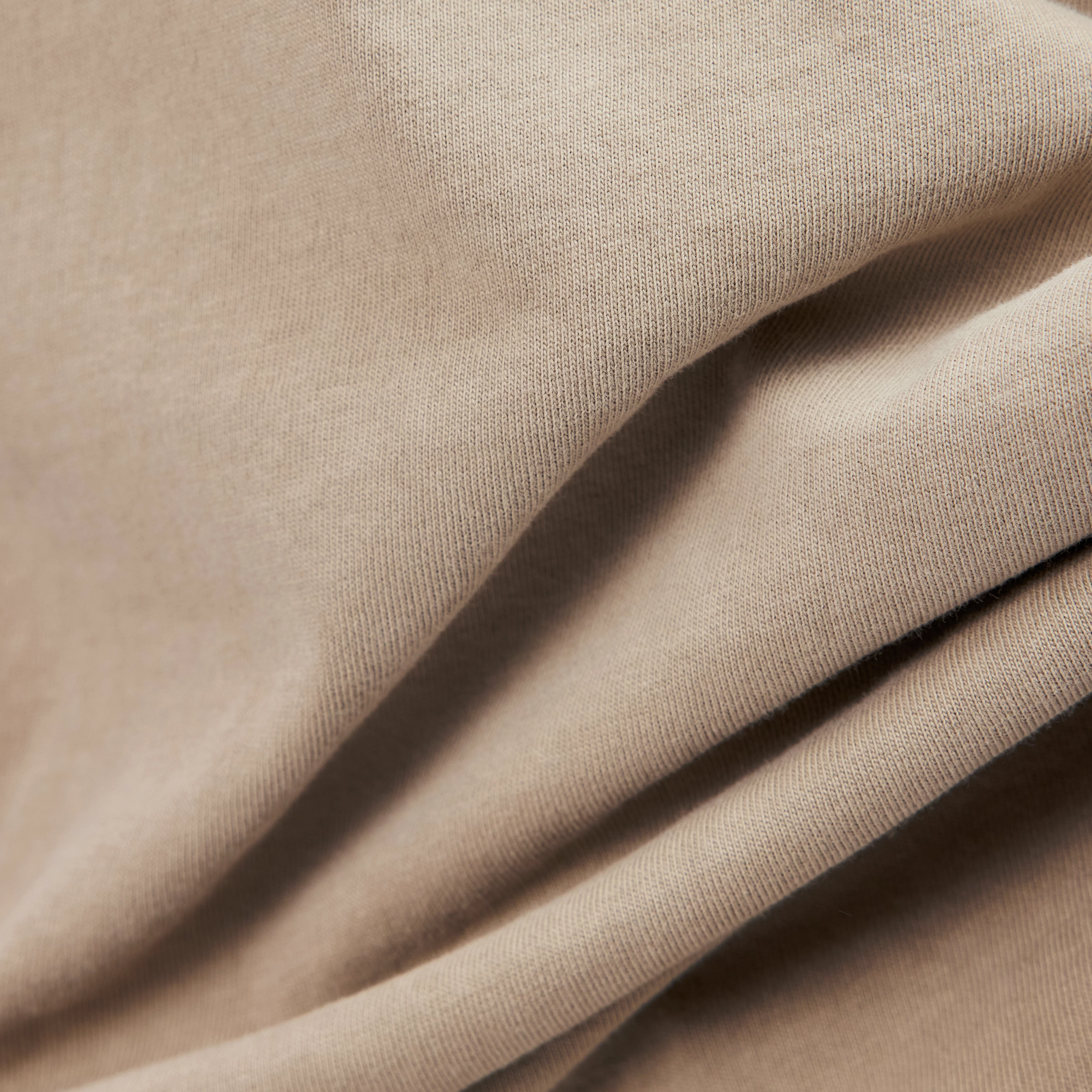 THILO - Relaxed Fit T-Shirt in softer Baumwolle und Washed Look - Herren - braun - Materialbild (B2C)