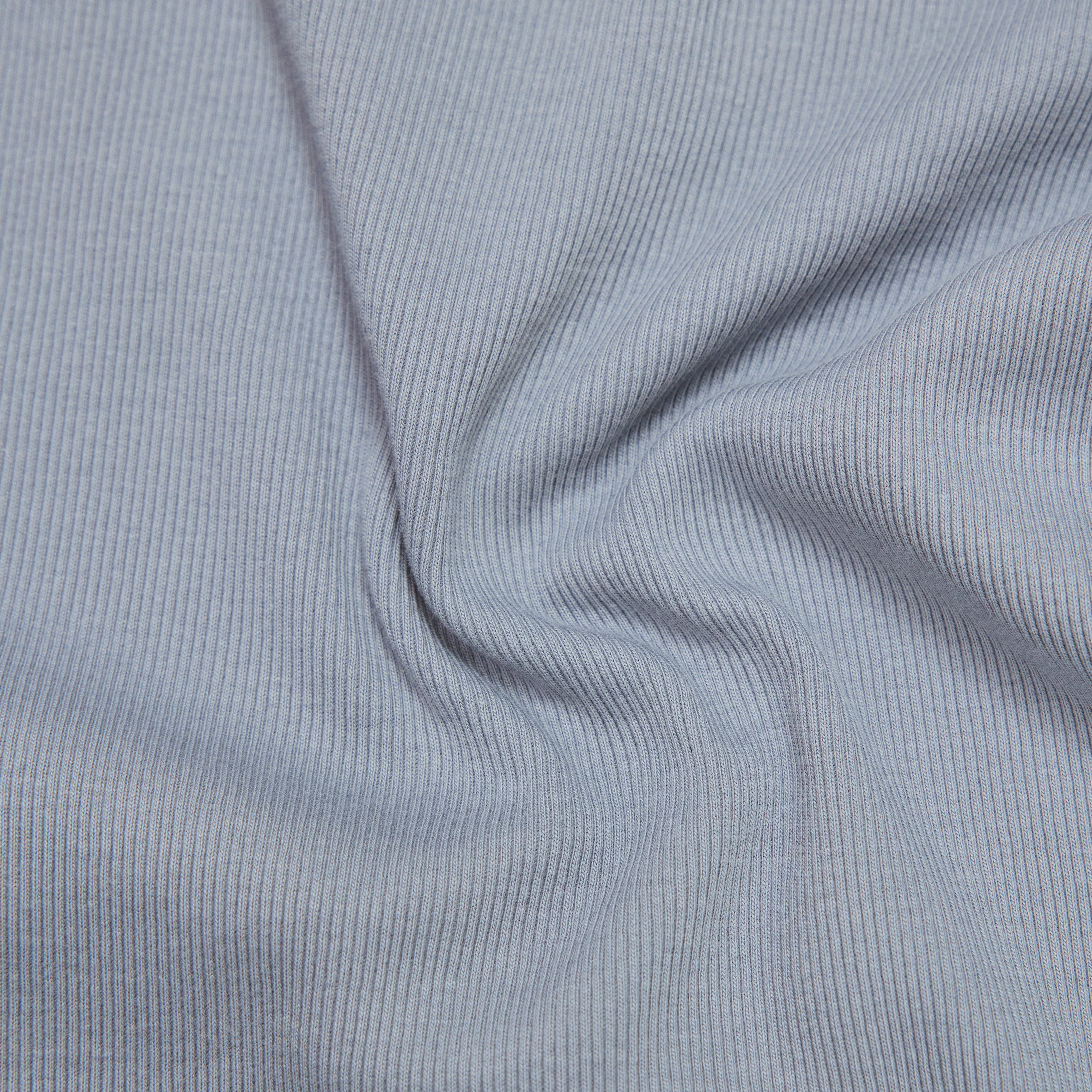 OLINA - Tanktop mit Rundhals in reiner Baumwolle - Damen - blau - Materialbild (B2C)