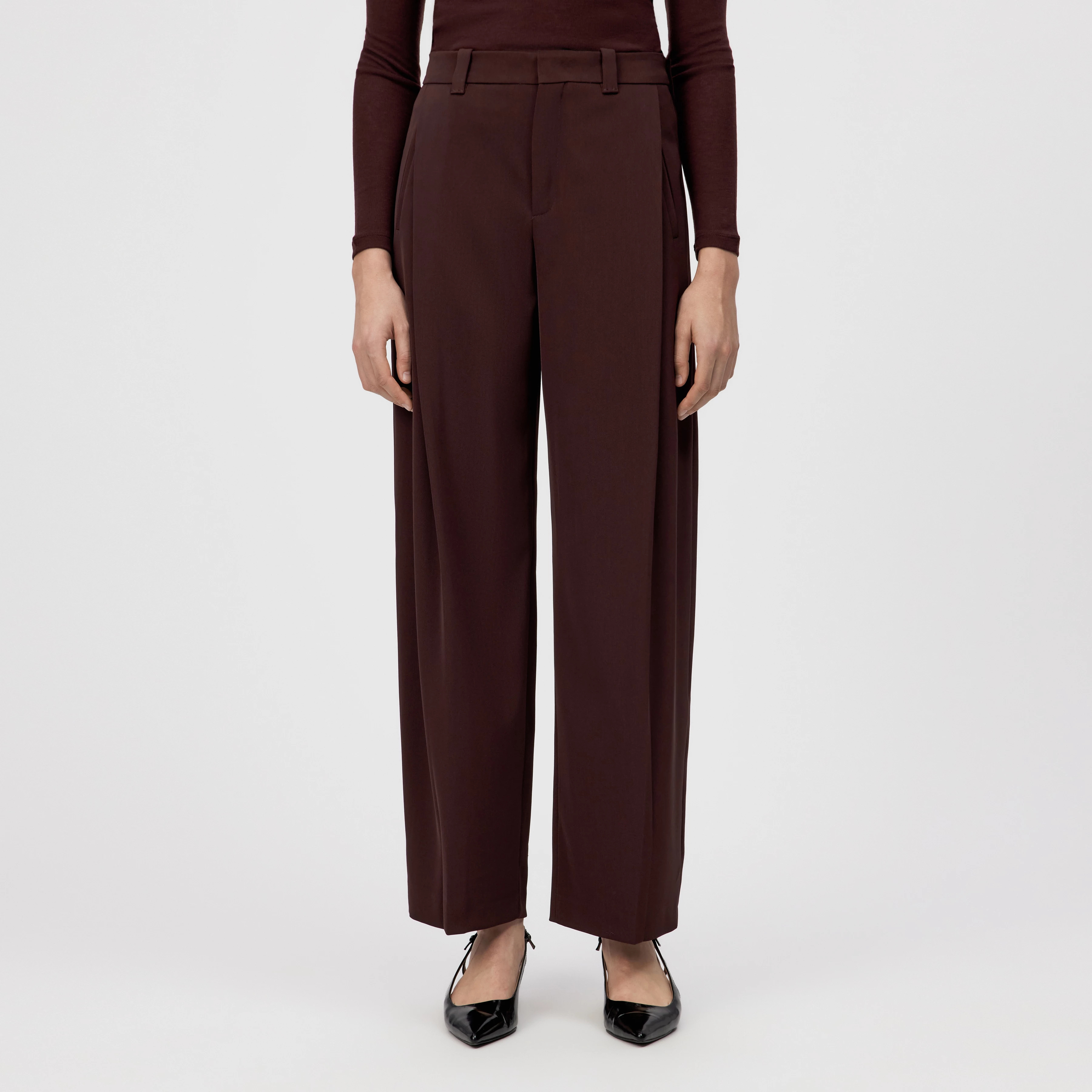 UNPACK - Hose in Techno-Twill - Damen - rot - Frontansicht