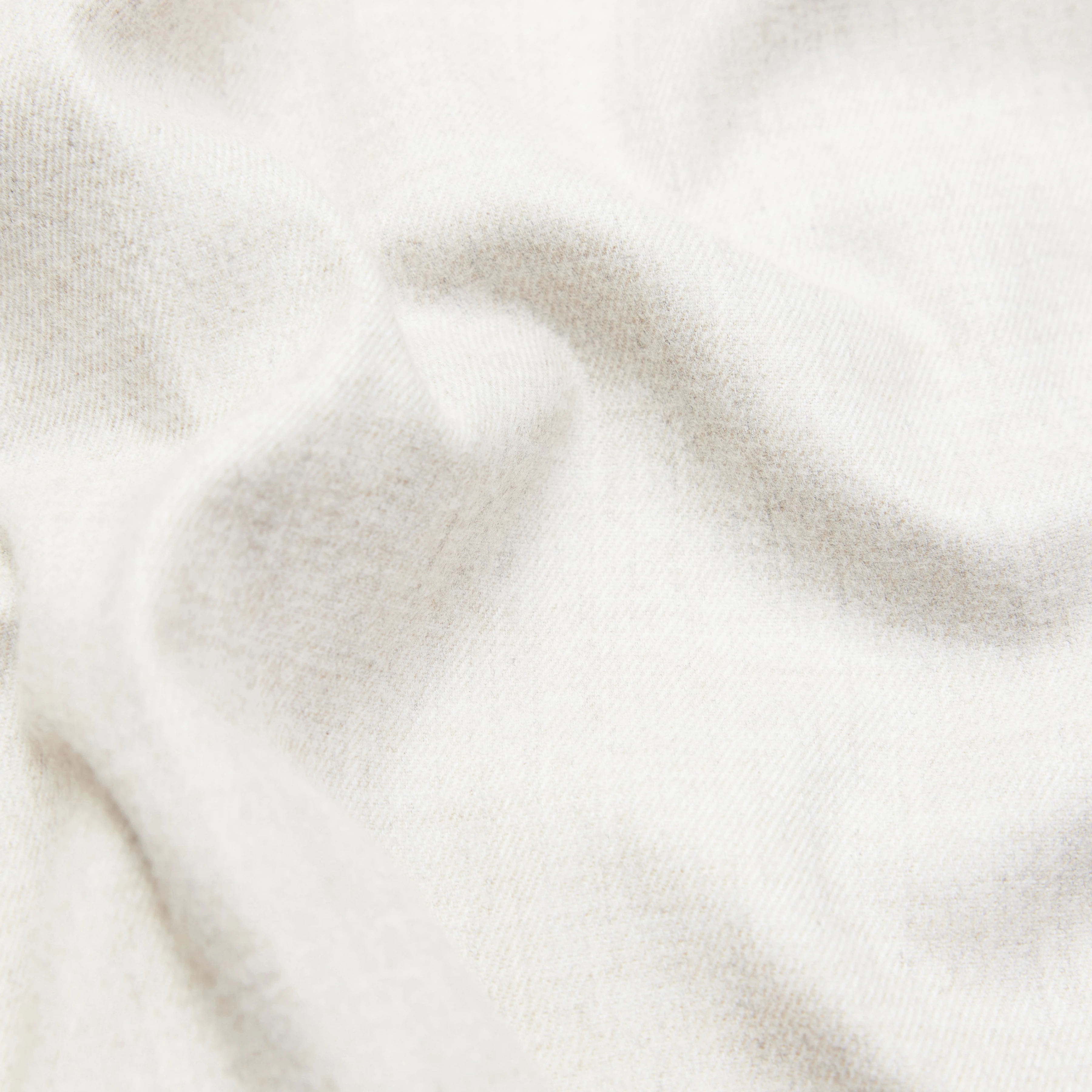 FLANNA - Hemdbluse in softem Flanell - Damen - beige - Materialbild (B2C)