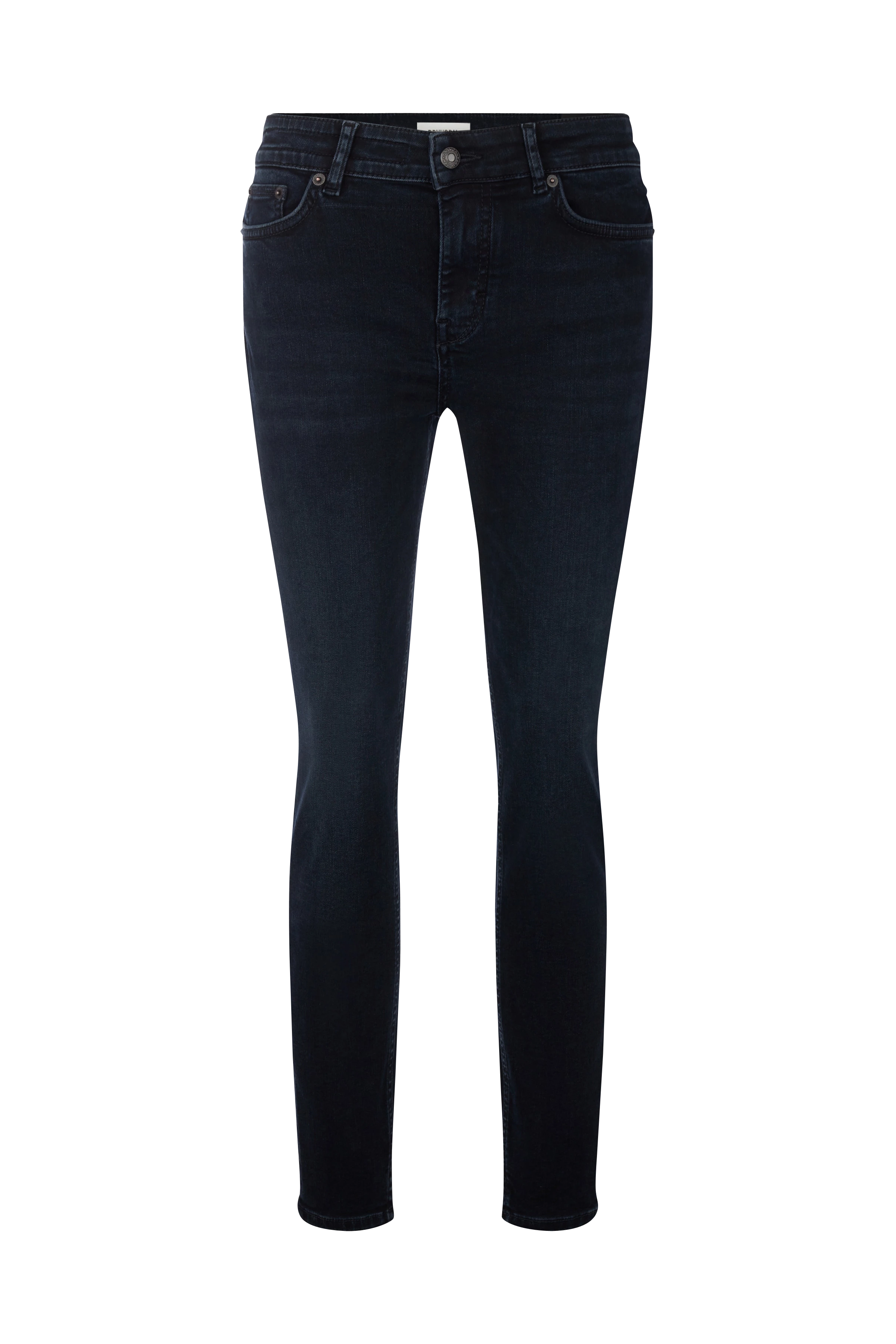 NEED - Low-waist skinny jeans in blue-black denim - women - blue - Freisteller Frontansicht