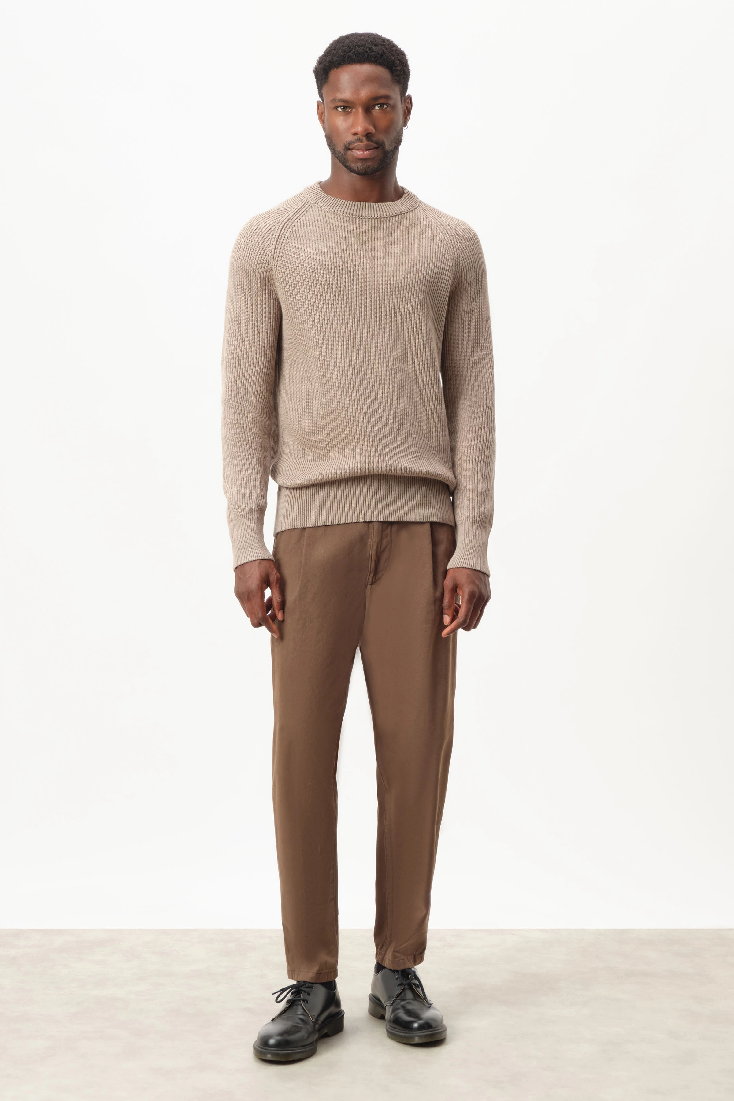 Sale knit sweater AARON in beige from DRYKORN