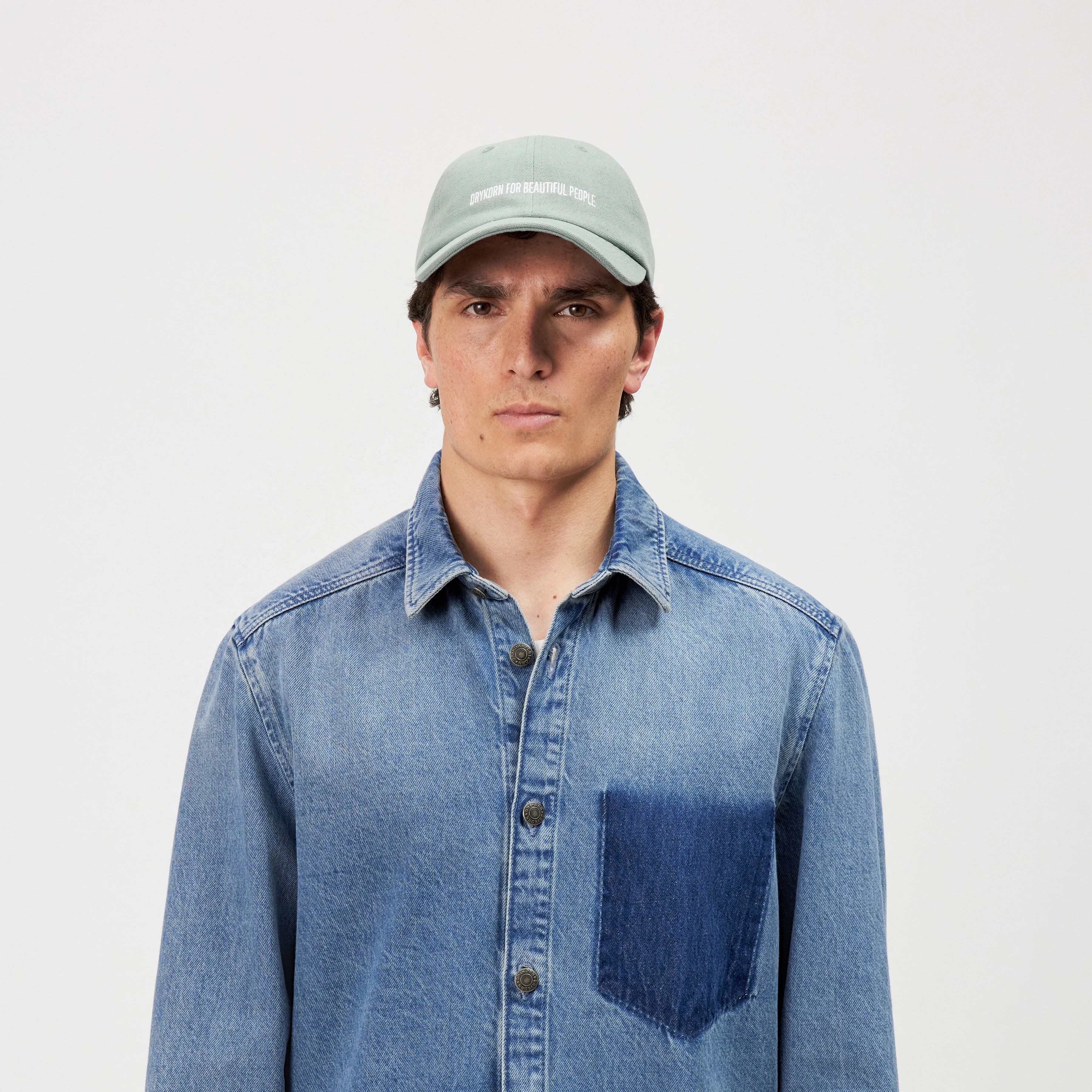 JESPER - Pet in katoen - unisex - groen - Rückansicht