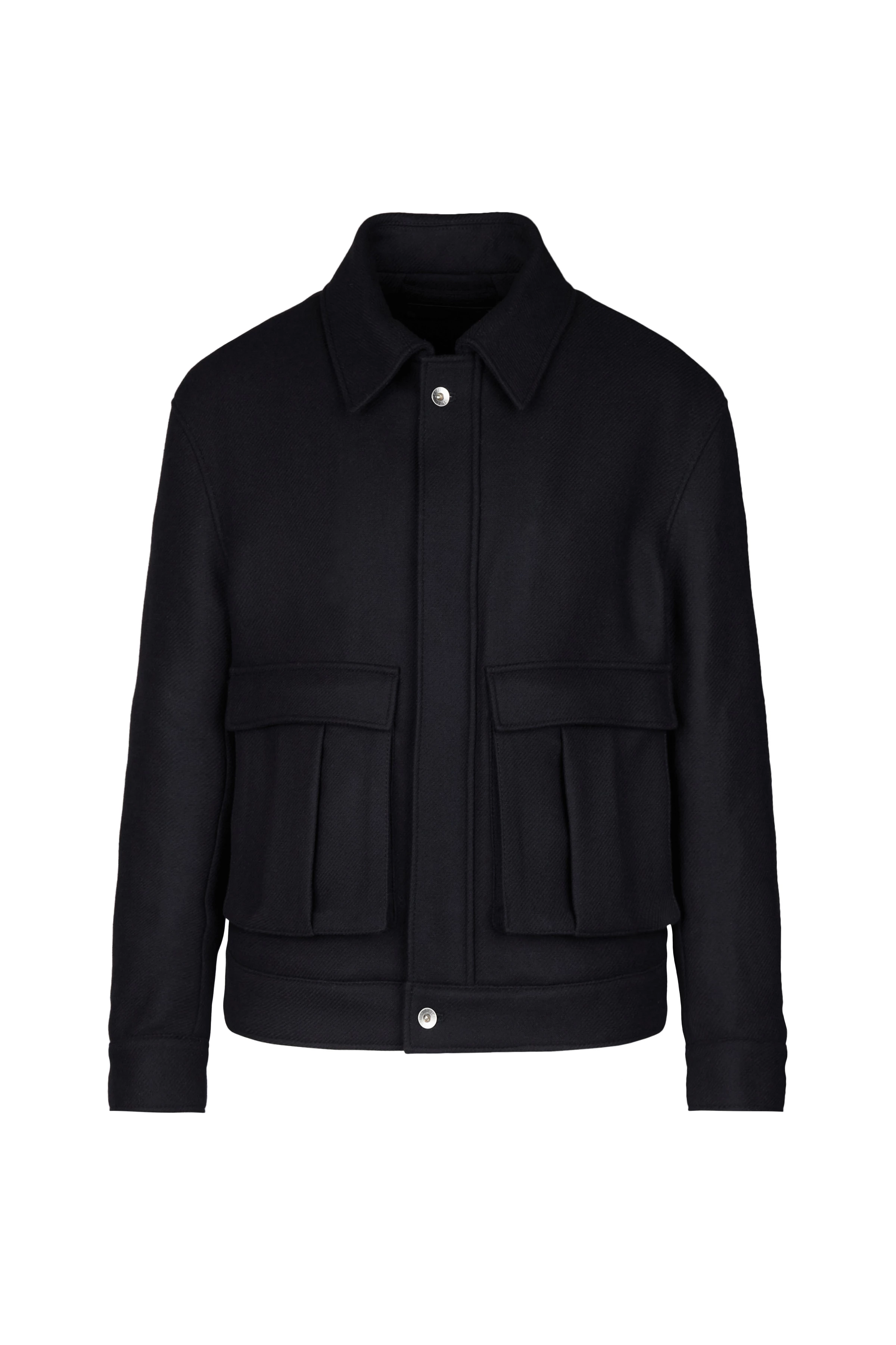 GREEDY - Wolljacke mit Teddyfutter - Herren - blau - Freisteller Frontansicht