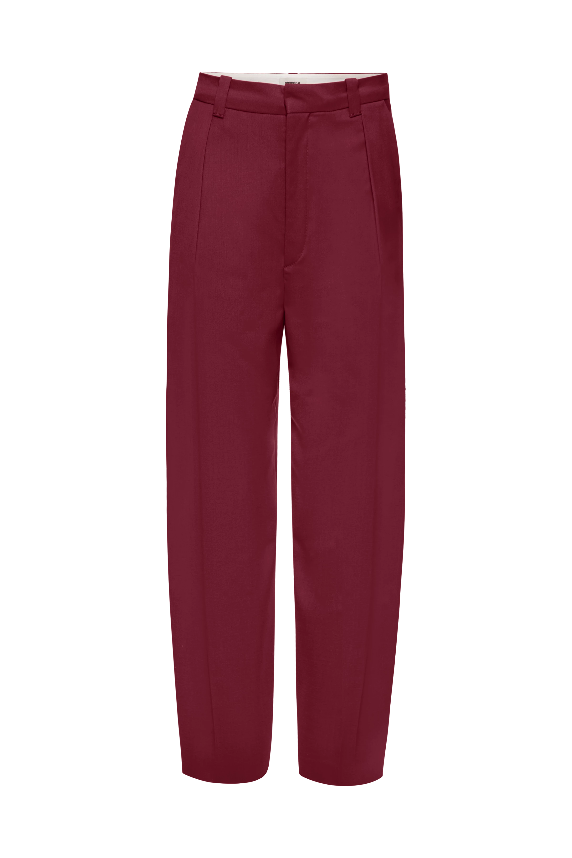 ADUCT - Tailored Pants mit geradem Bein in Woll-Mix - Damen - rot - Freisteller Frontansicht