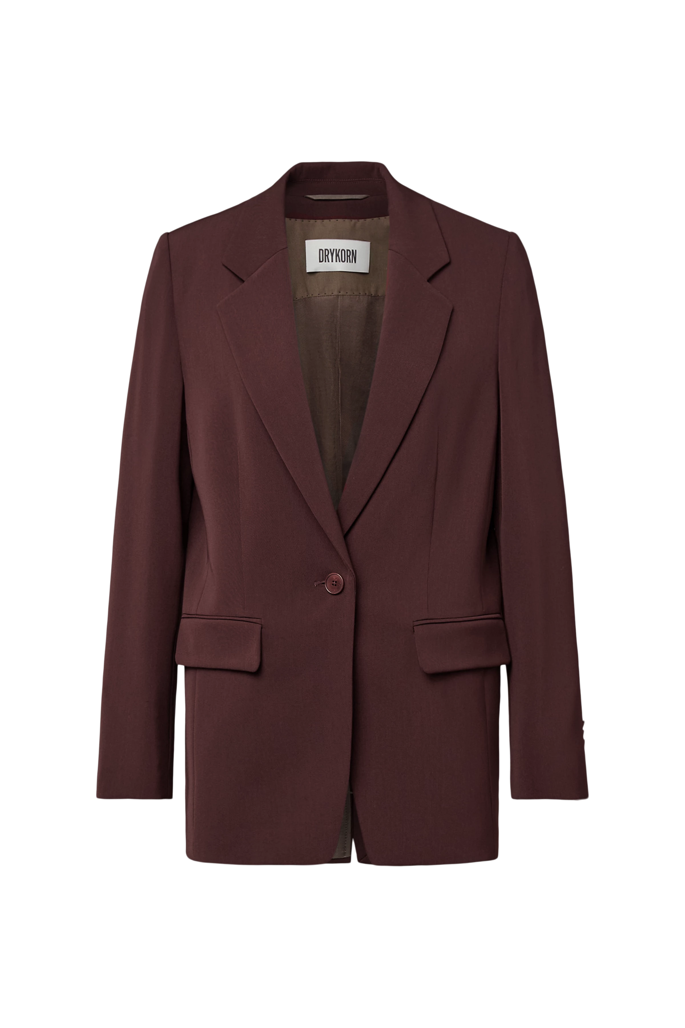 GLENDALE - Boyfriend Blazer in Techno-Twill - Damen - rot - Freisteller Frontansicht