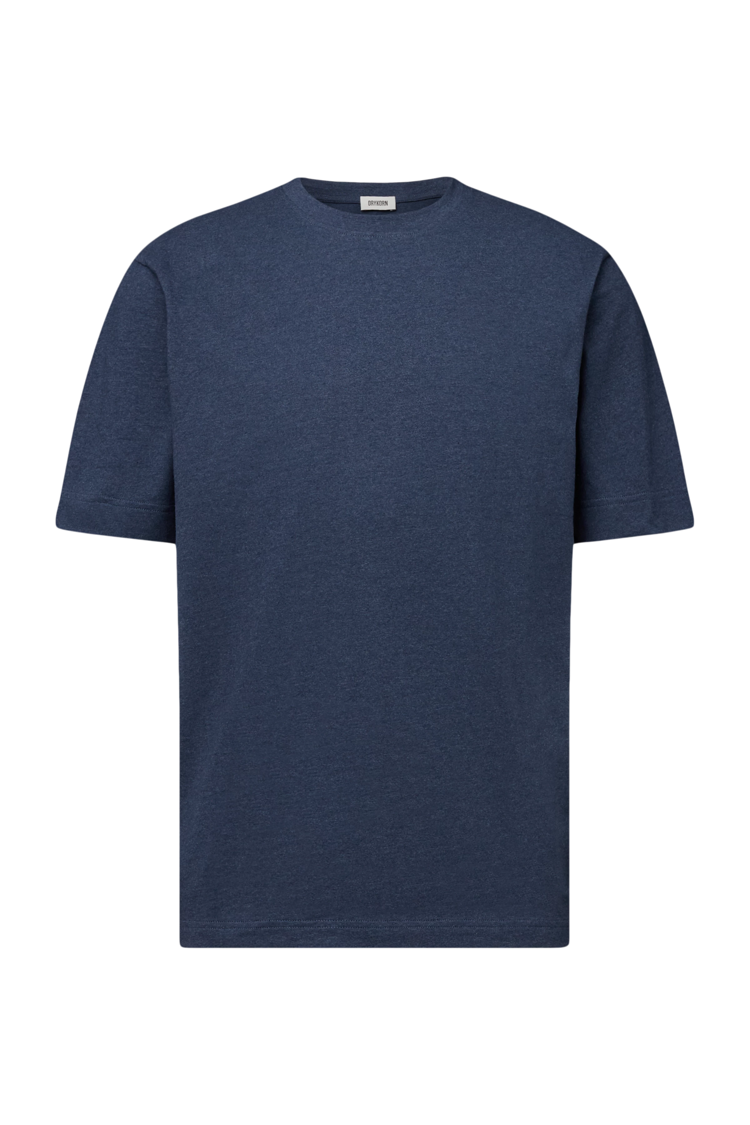 RAPHAEL - T-Shirt in reiner Baumwolle - Herren - blau - Freisteller Frontansicht