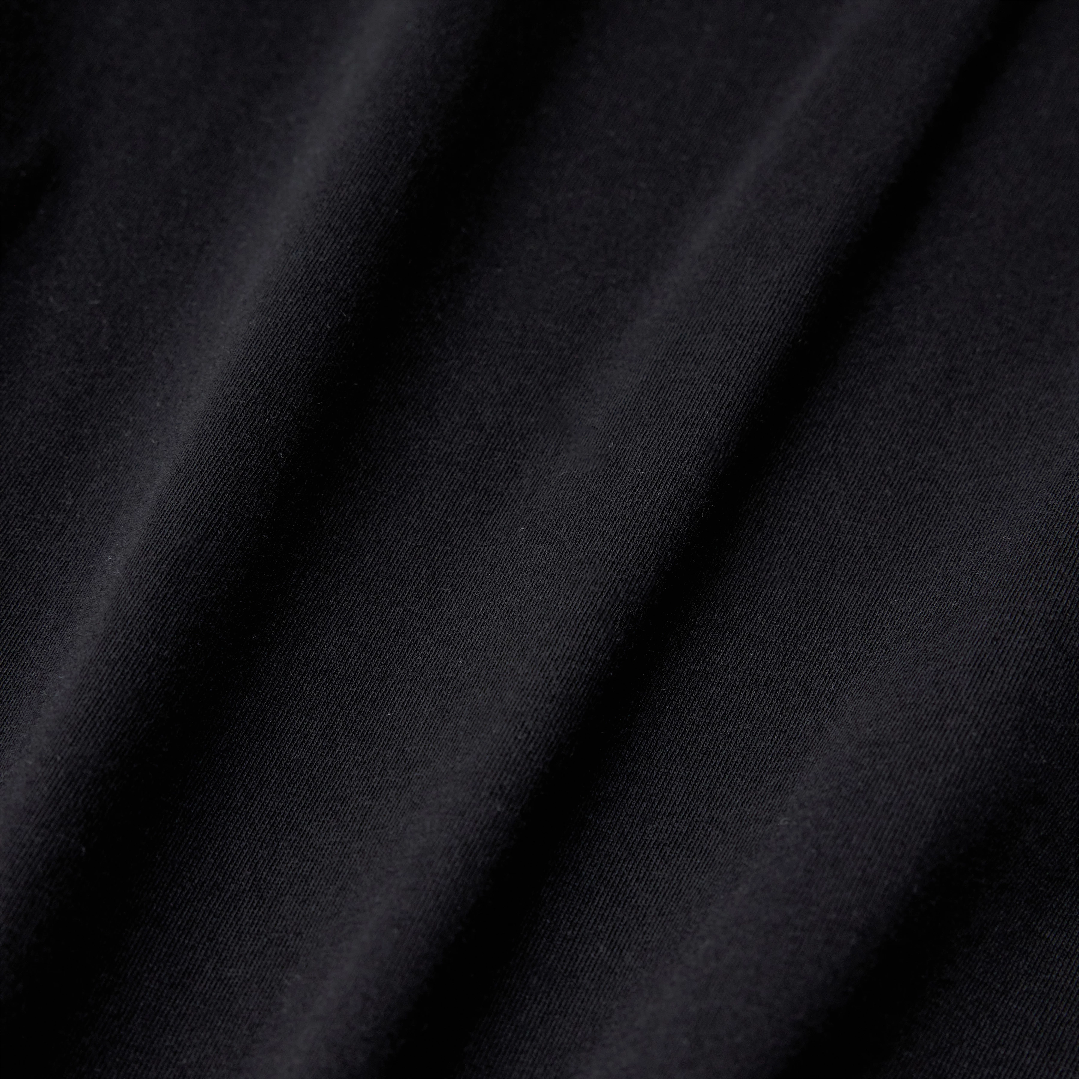 QUENTIN - V-neck T-shirt in clean cotton - men - Natural Aluminium - Materialbild (B2C)