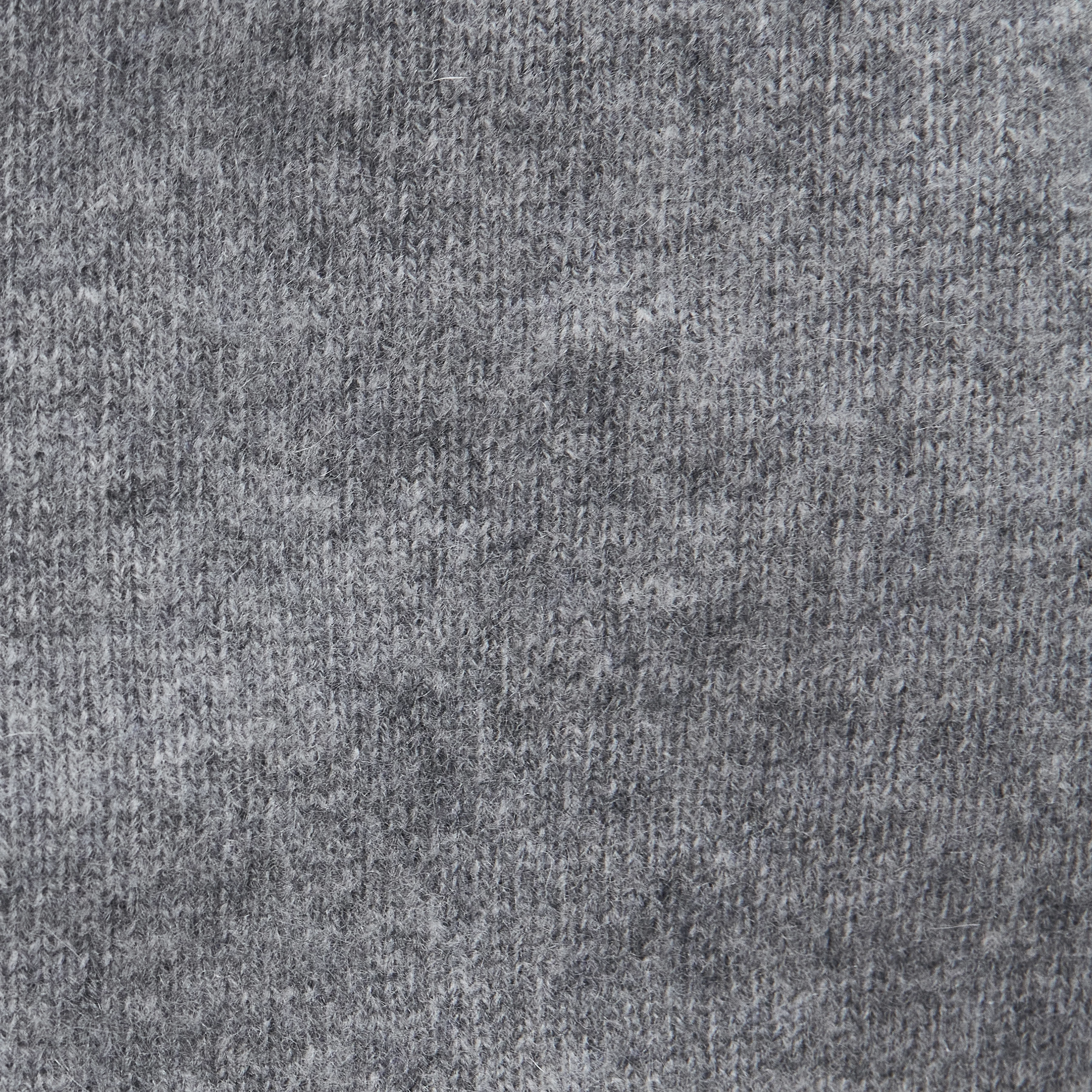 MOENY - Oversized pure cashmere knit T-shirt - women - grey - Materialbild (B2C)