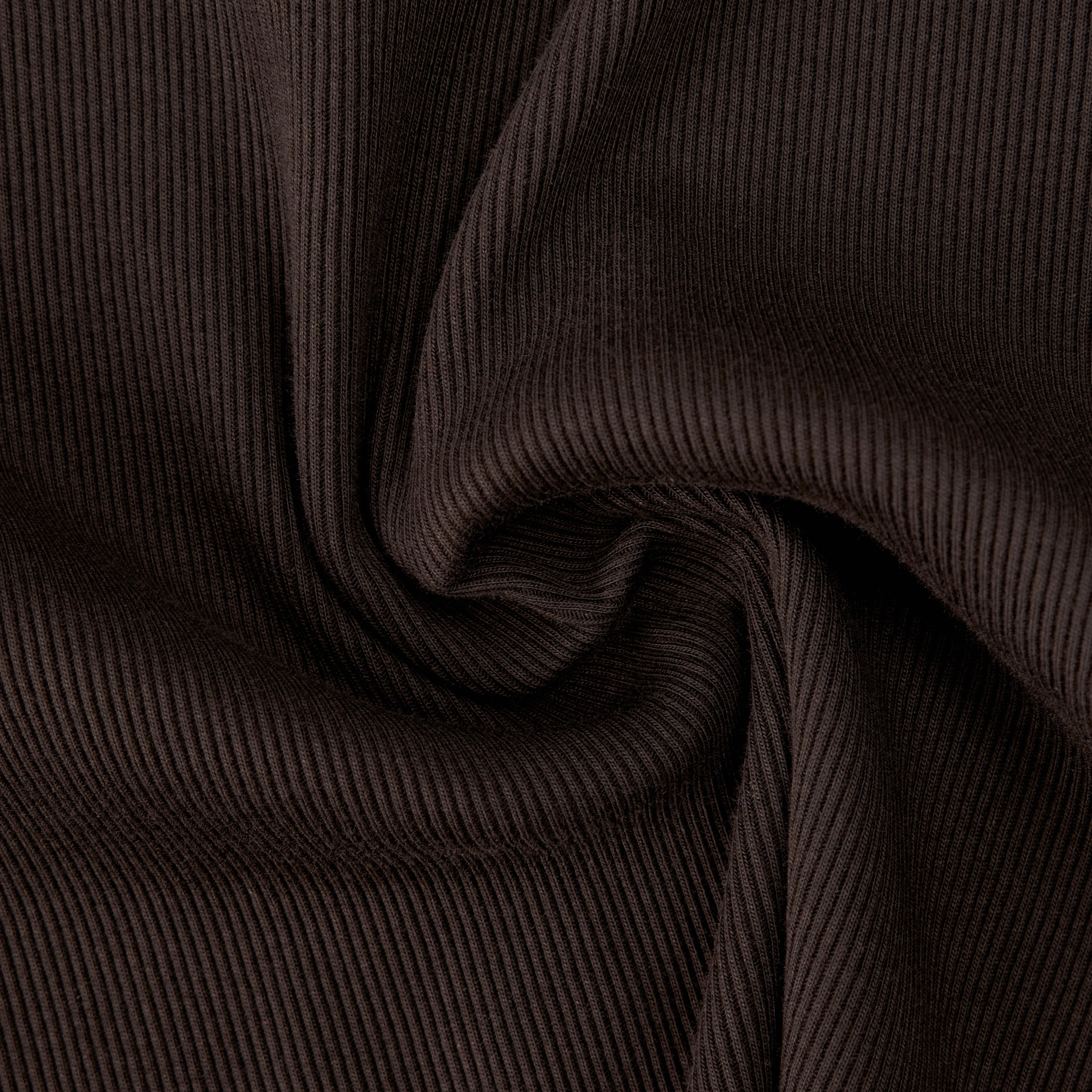 NATHAN - Kropsnær ribbet tanktop i bomuld - men - brun - Materialbild (B2C)