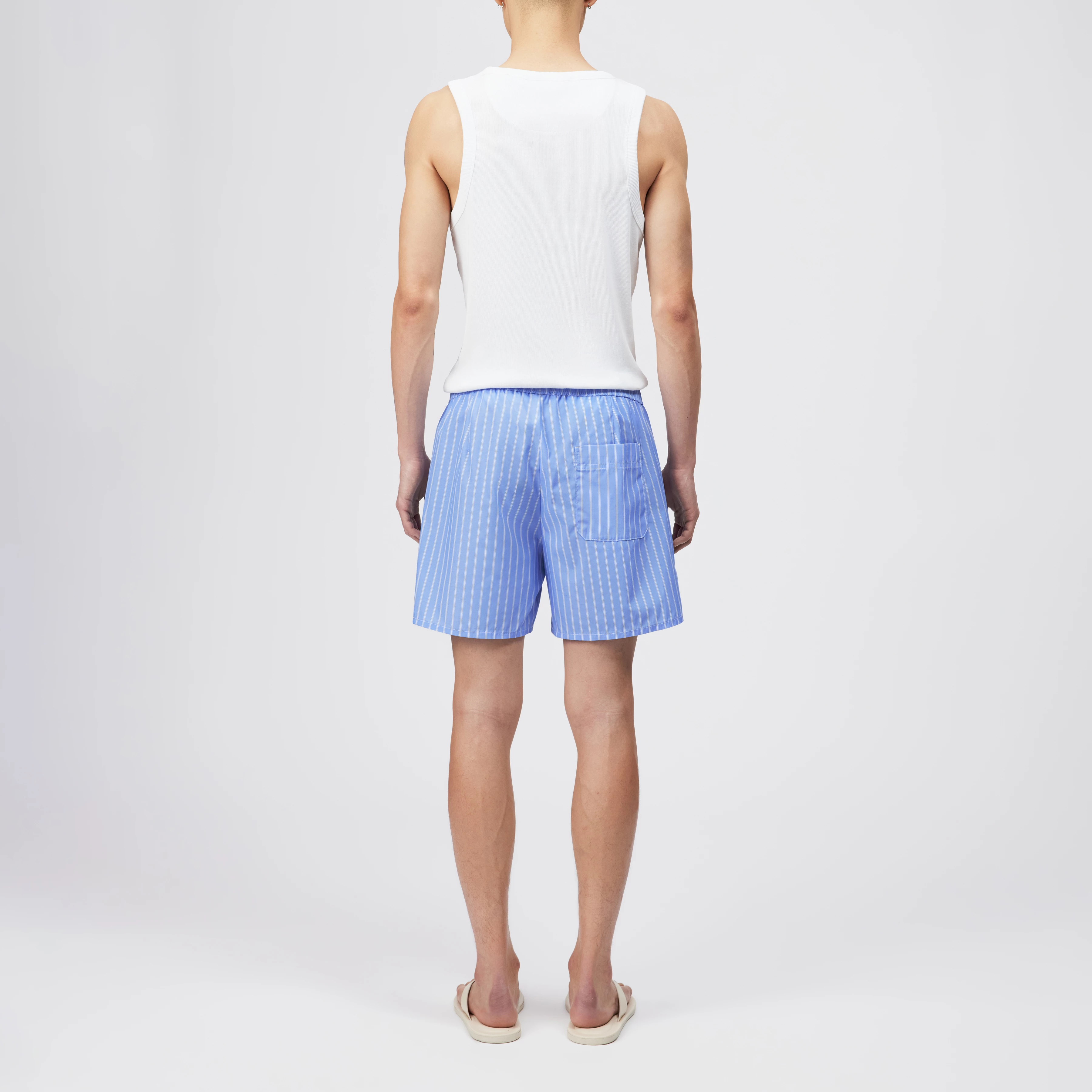 KORY - Shorts with a technical touch. - men - blue - Rückansicht