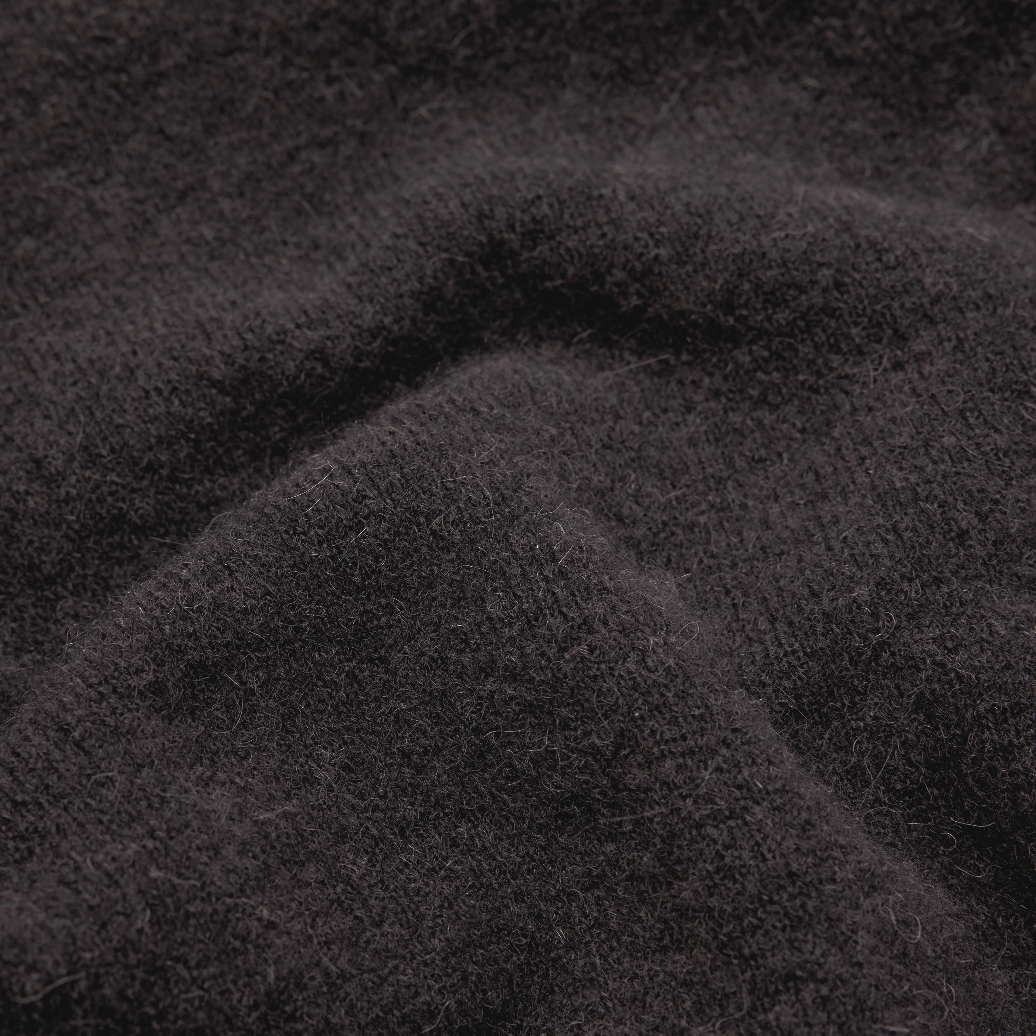 PEMIRI - Pullover mit Raglanärmeln in Alpaka-Mix - Damen - braun - Materialbild (B2C)