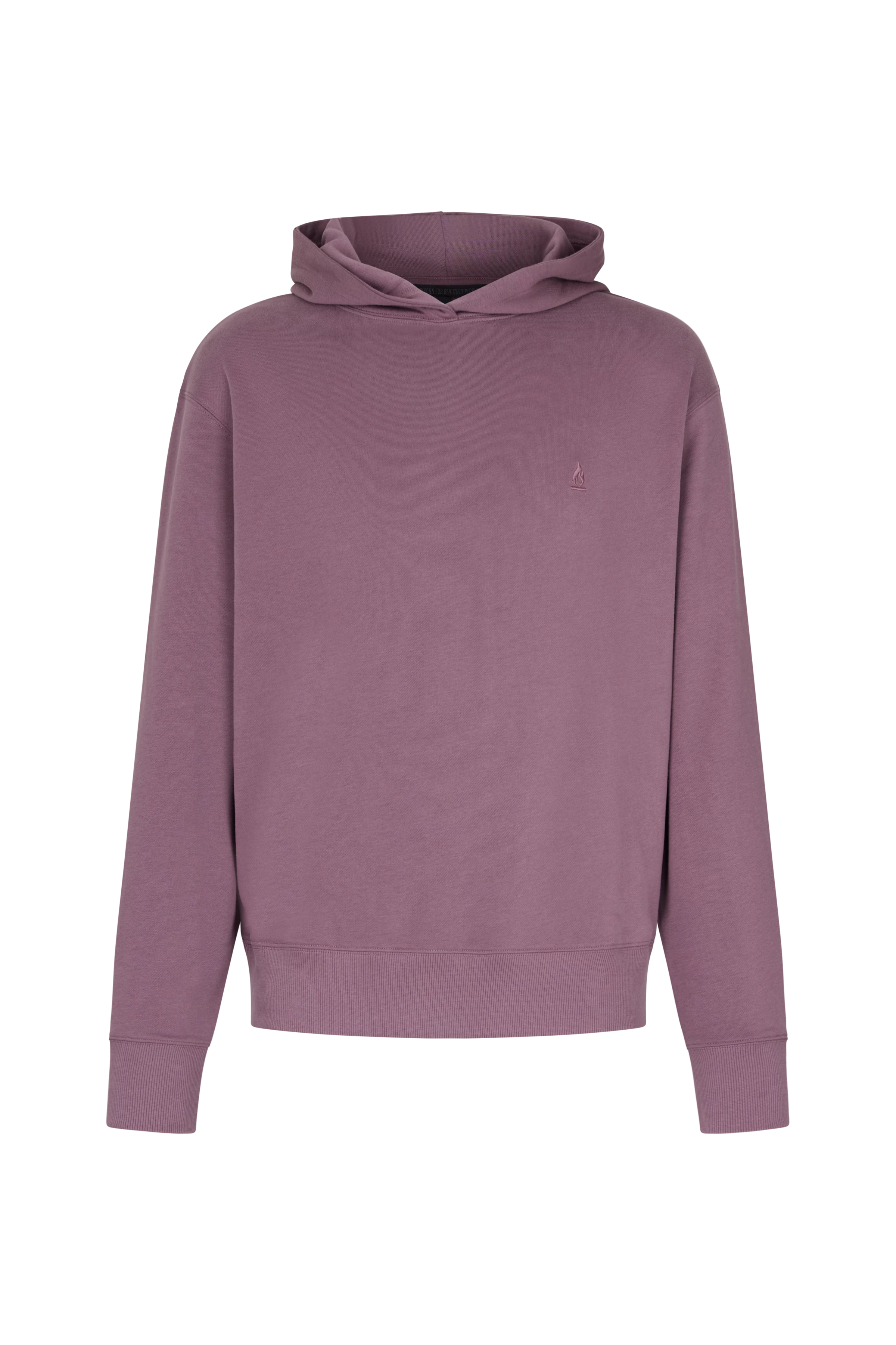 BRADLIN - Hoodie in Baumwoll-Mix - Herren - lila - Freisteller Frontansicht