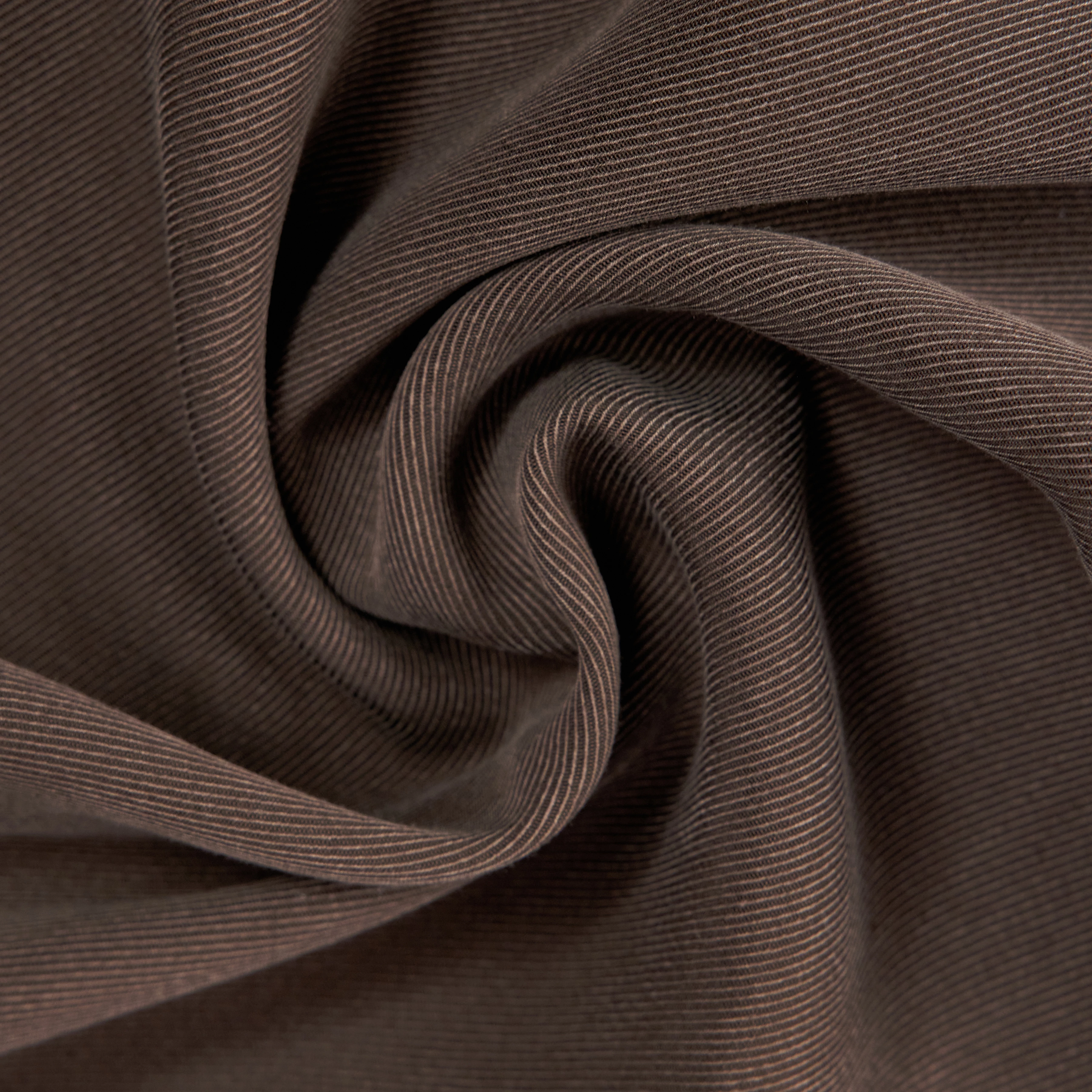 CRAWL - Pantalon à pinces en twill fluide - women - marron - Materialbild (B2C)