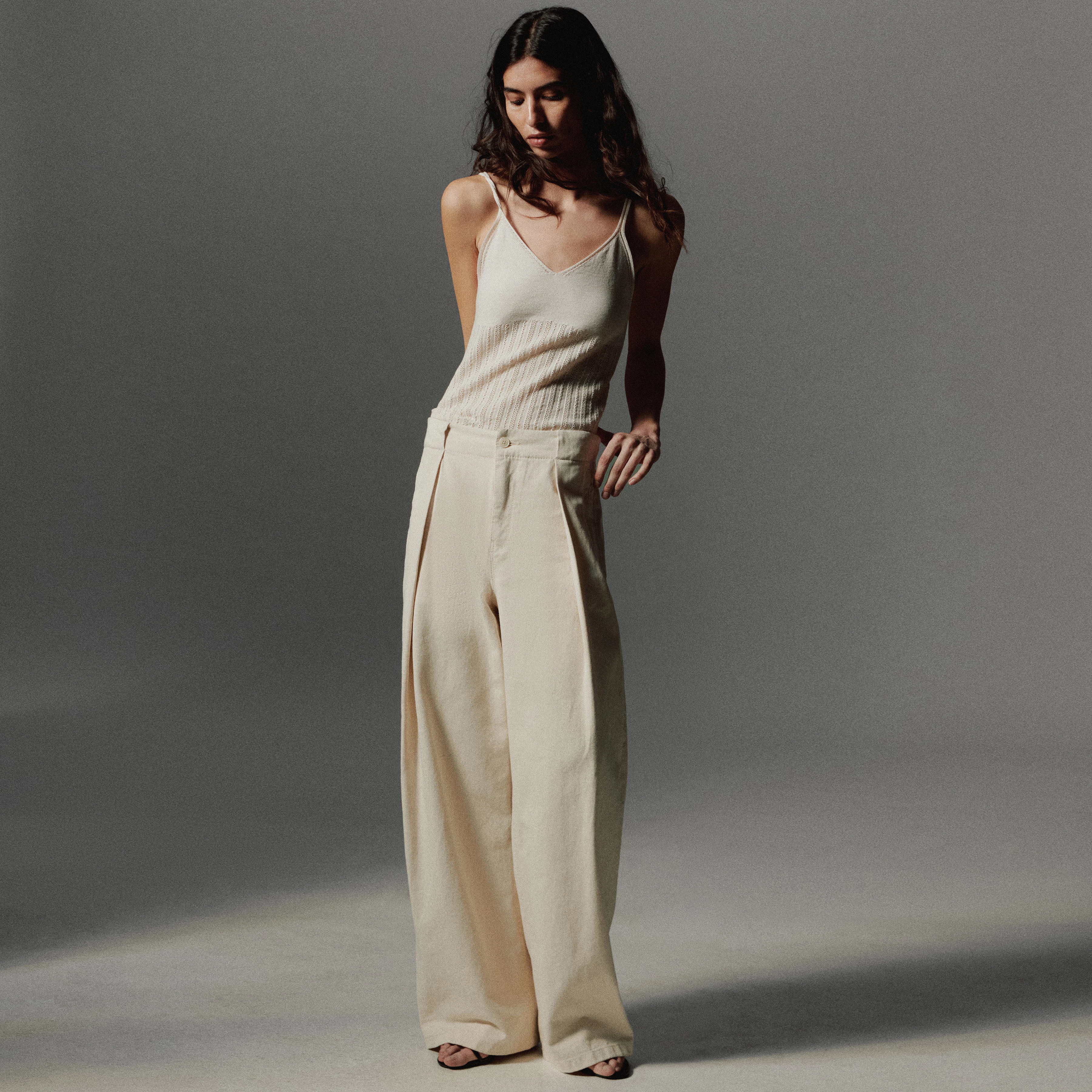 THREW - Tailored trousers in pure cotton - women - metal