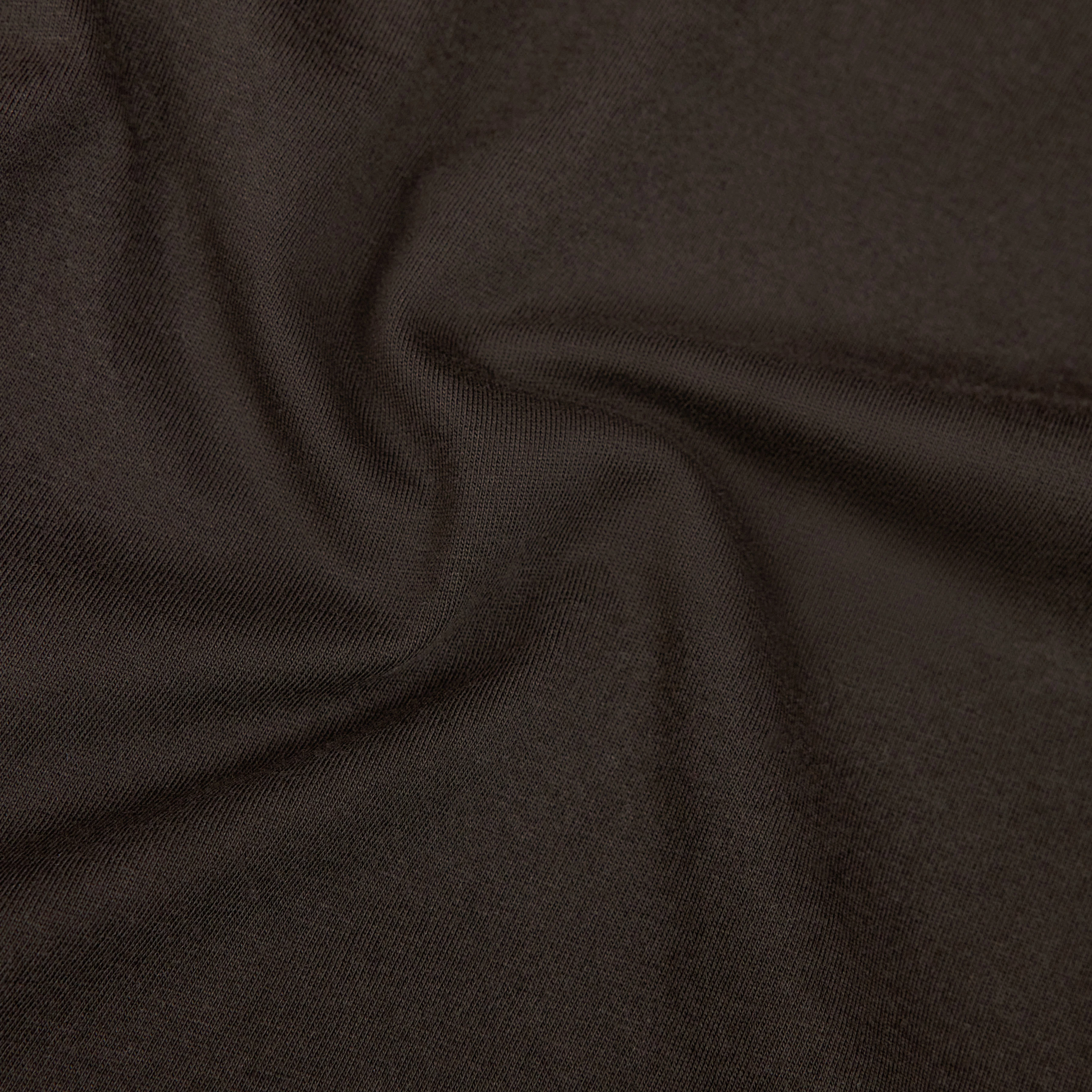 RAPHAEL - T-Shirt in reiner Baumwolle - Herren - braun - Materialbild (B2C)