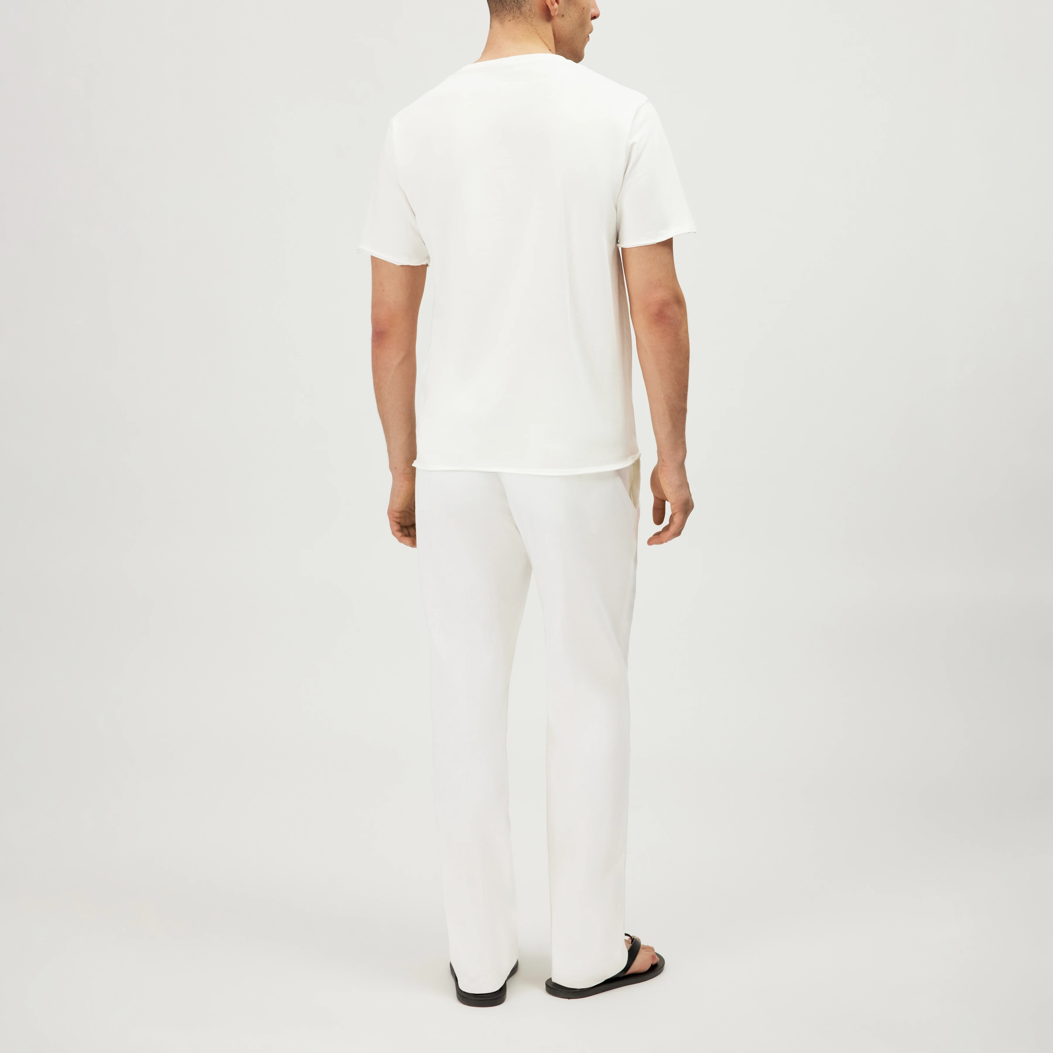 KENDRICK_2 - T-shirt in pure cotton - men - off white - Rückansicht