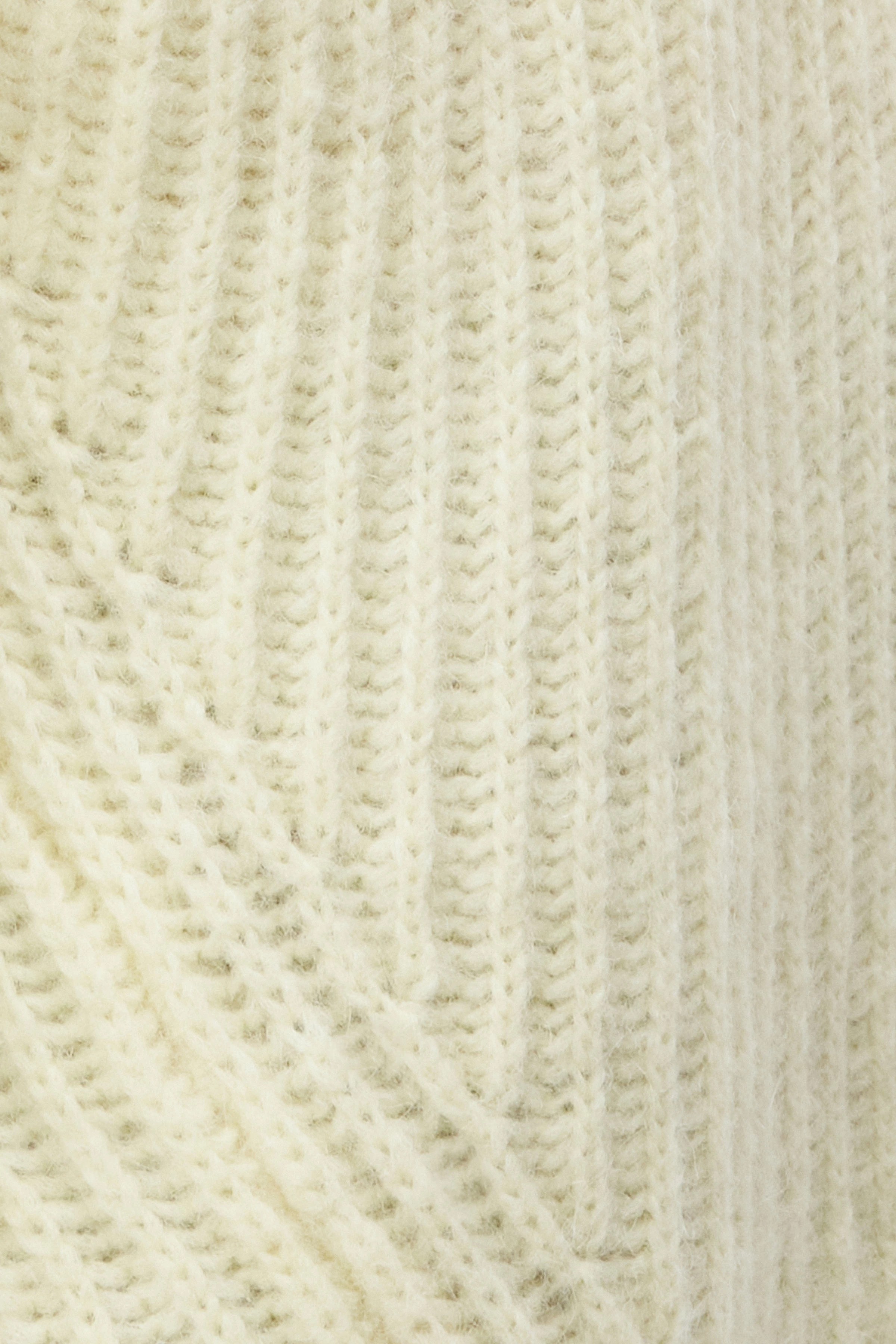 LYNETTE - trui van alpacamix - dames - geel - Detailansicht am Model