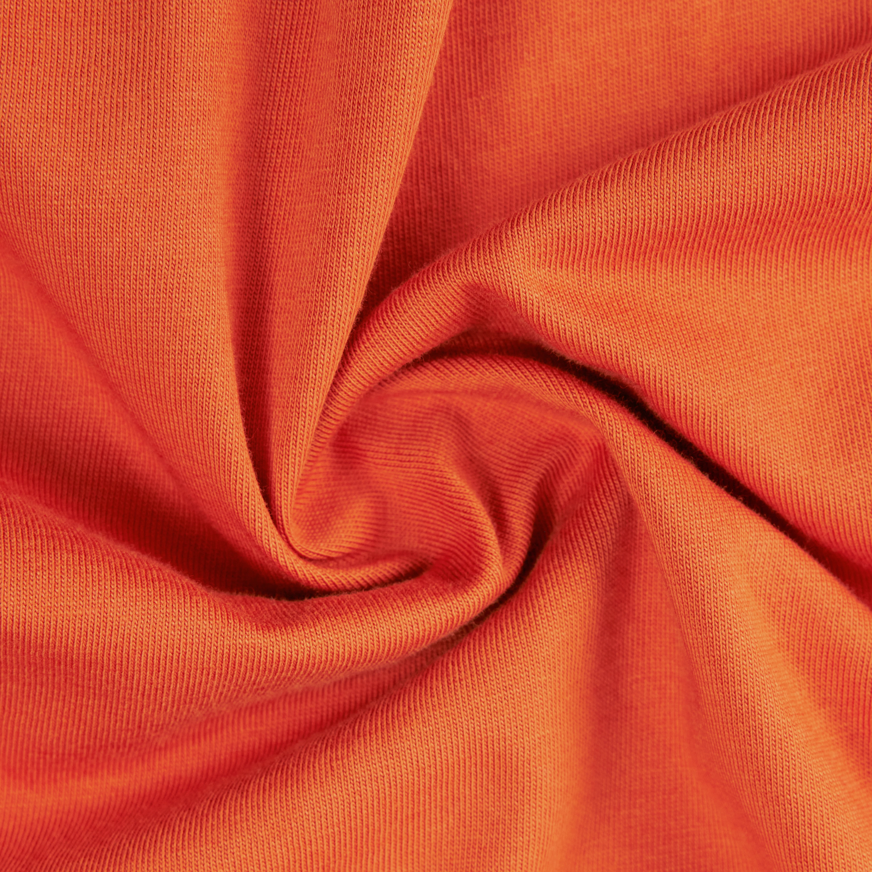 KENDRICK_2 - T-shirt in pure cotton - men - orange - Materialbild (B2C)