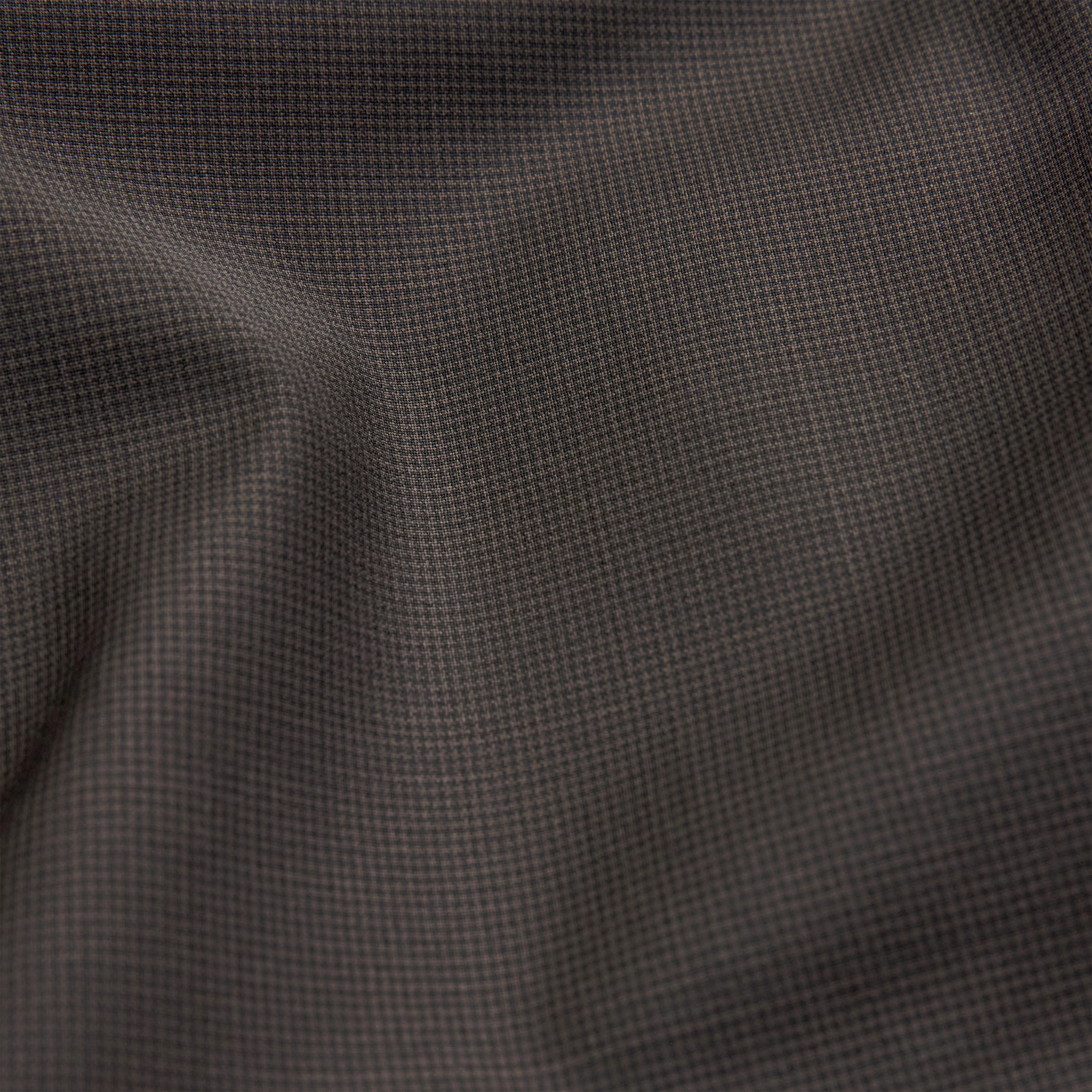 PIET_SK - Classic skinny fit trousers in wool blend - men - brown - Materialbild (B2C)