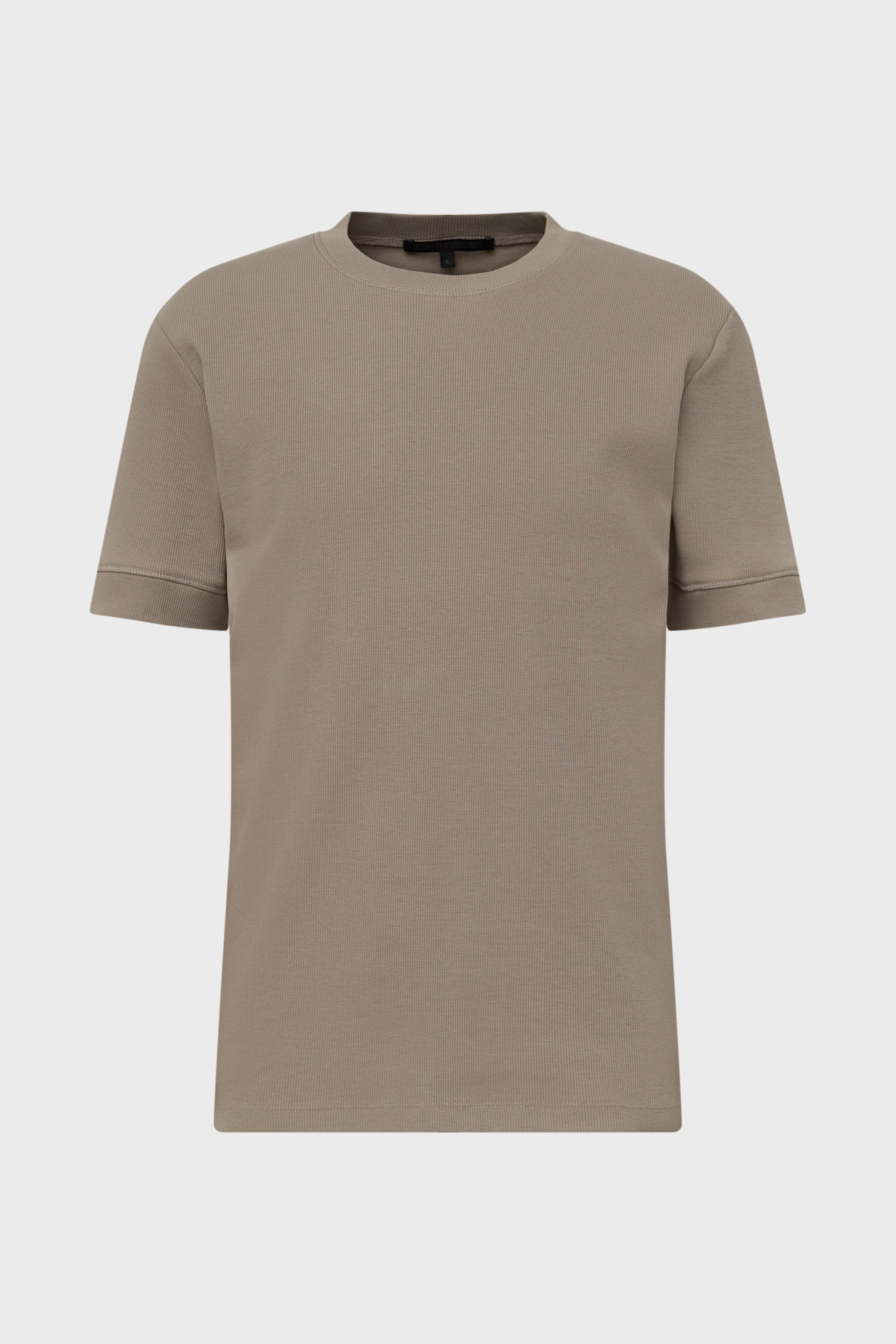 RAPHAEL - T-shirt in cotton - men - brown - Freisteller Frontansicht