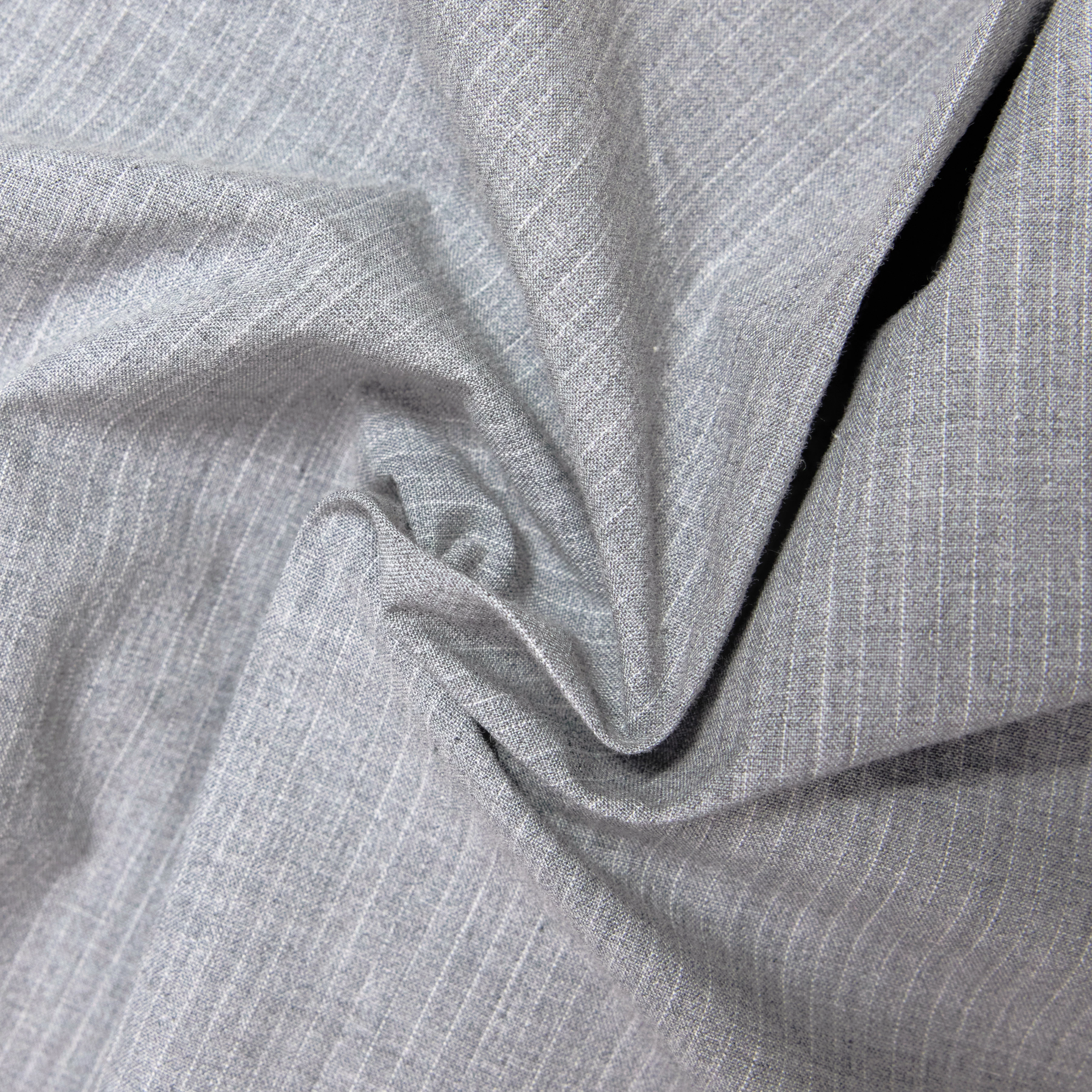 ROCABO - Bundfalten Short in reiner Baumwolle - Herren - grau - Materialbild (B2C)