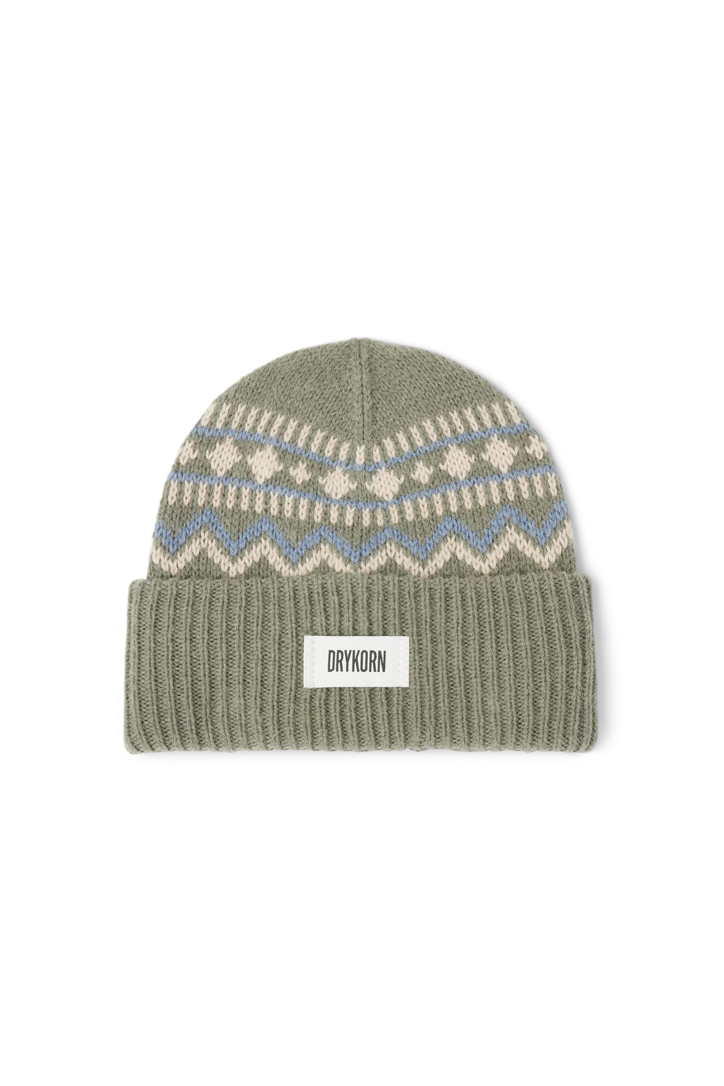 LOAH - Beanie in alpaca wool blend - unisex - green - Freisteller Frontansicht