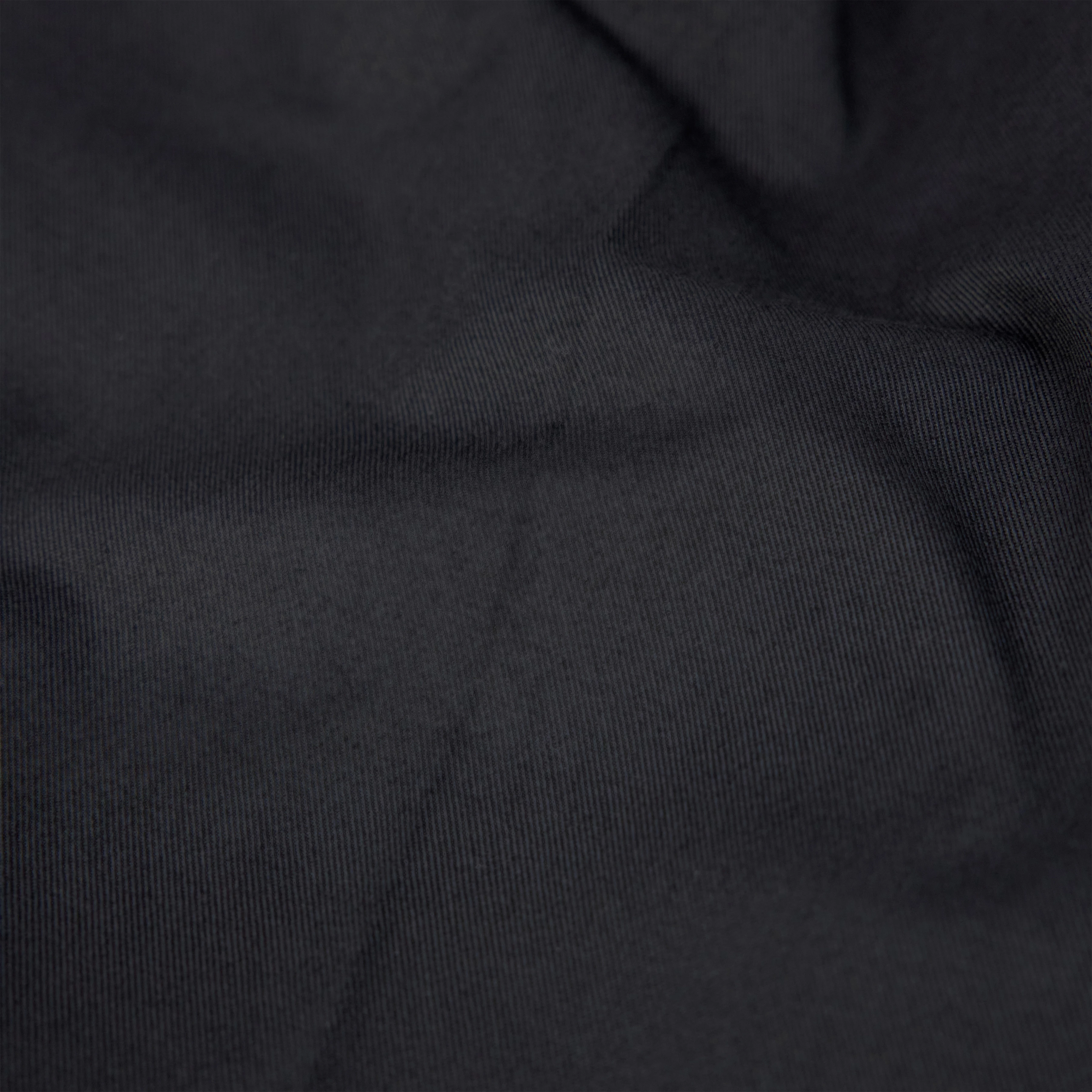 AJEND - Pantalon confectionné en gabardine de coton - men - noir - Materialbild (B2C)