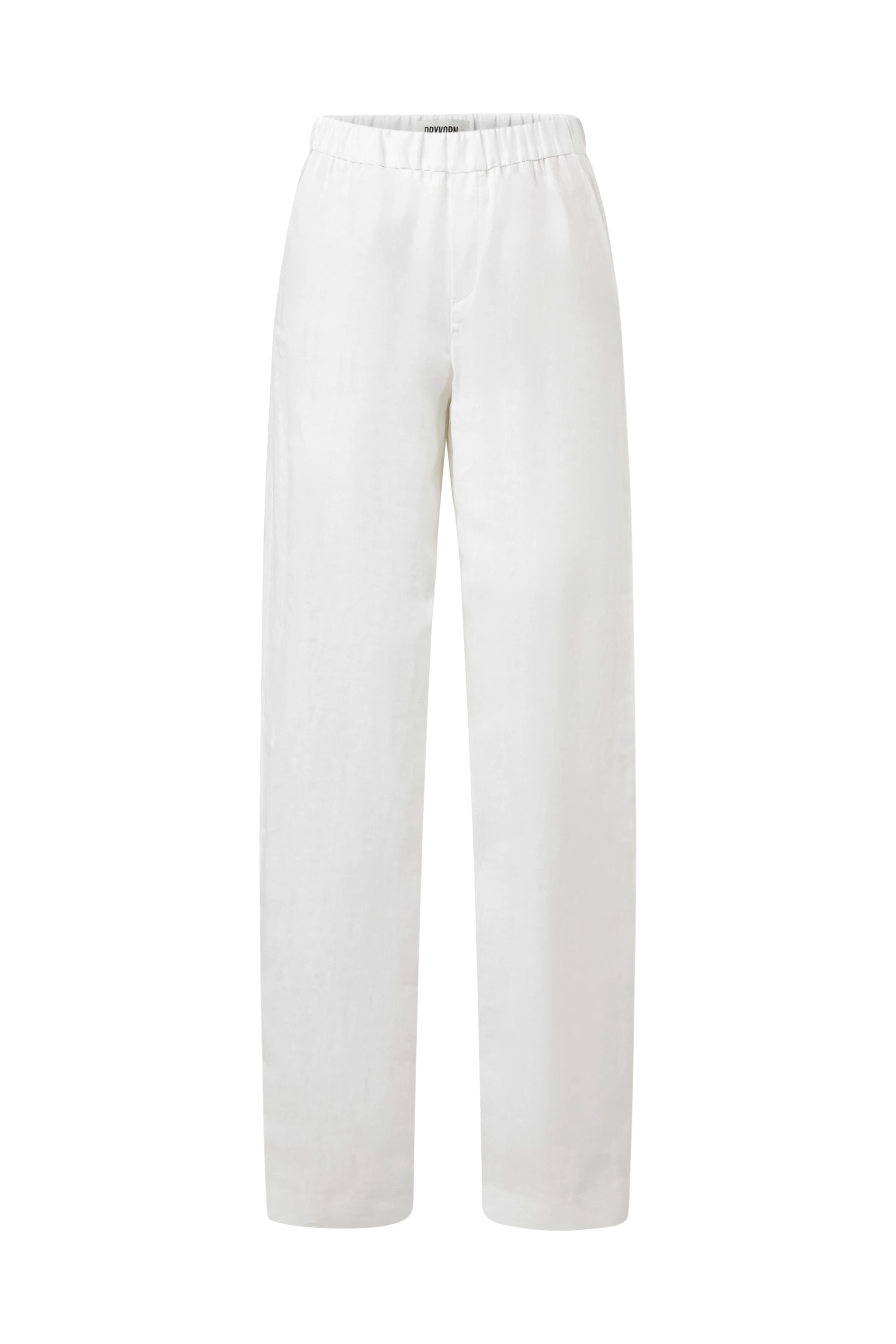 CONSIDER - Schlupfhose mit Barrel-Leg aus reinem Leinen - Damen - off white - Freisteller Frontansicht