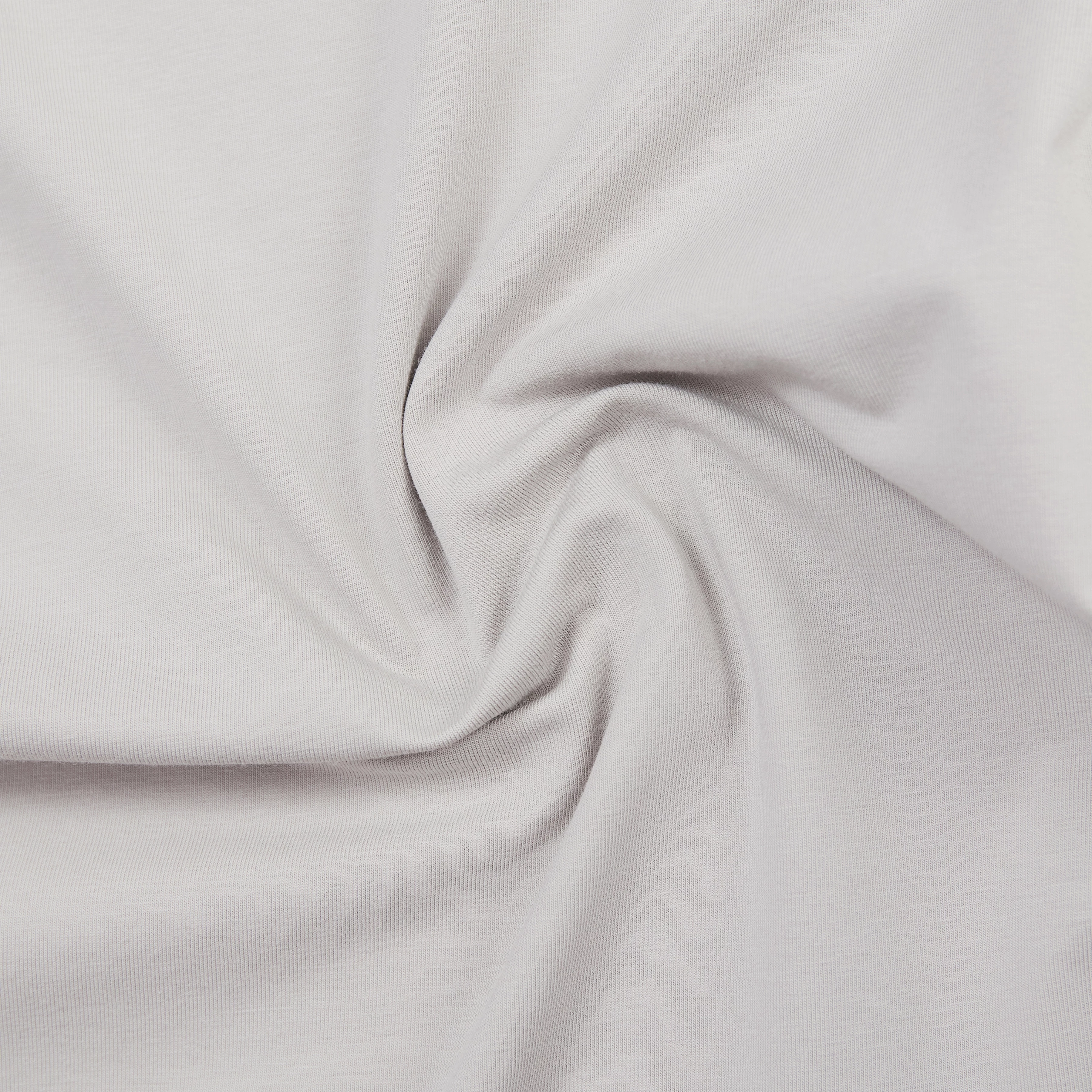 ANTON - Fitted T-Shirt in Baumwolle - Herren - grau - Materialbild (B2C)