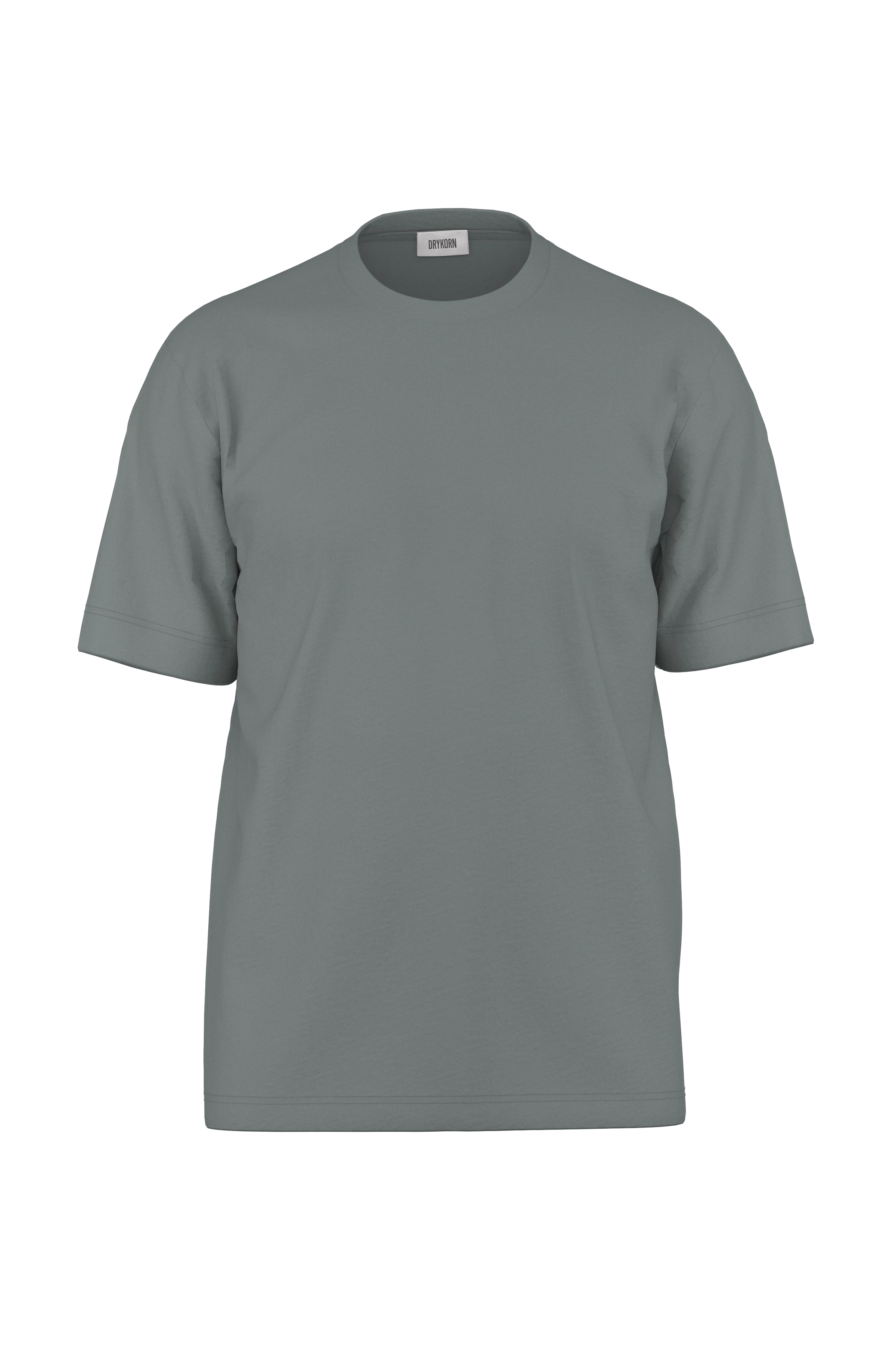 RAPHAEL - T-Shirt in reiner Baumwolle - Herren - grün - Freisteller Frontansicht