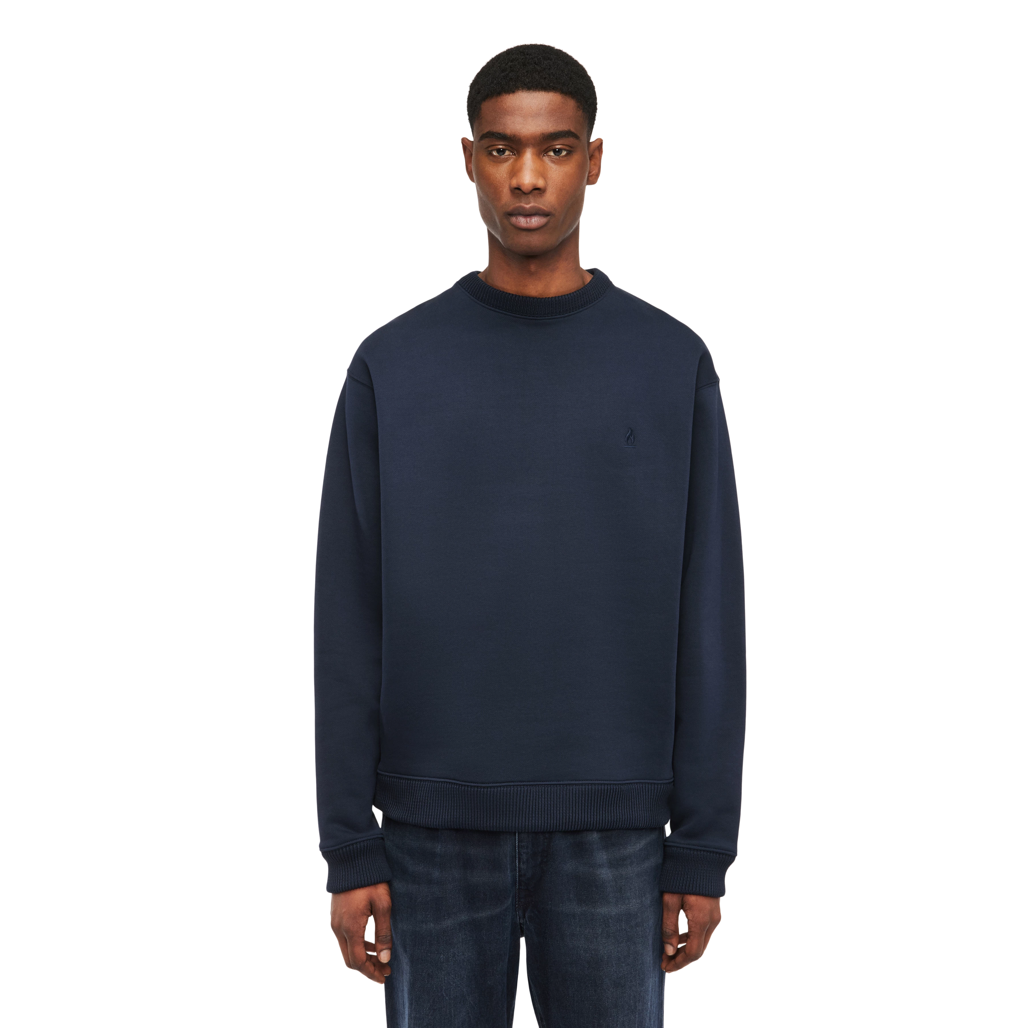 Pullover Herren Pulli In Blau Herren Sweatshirt KARIO In Blau Von