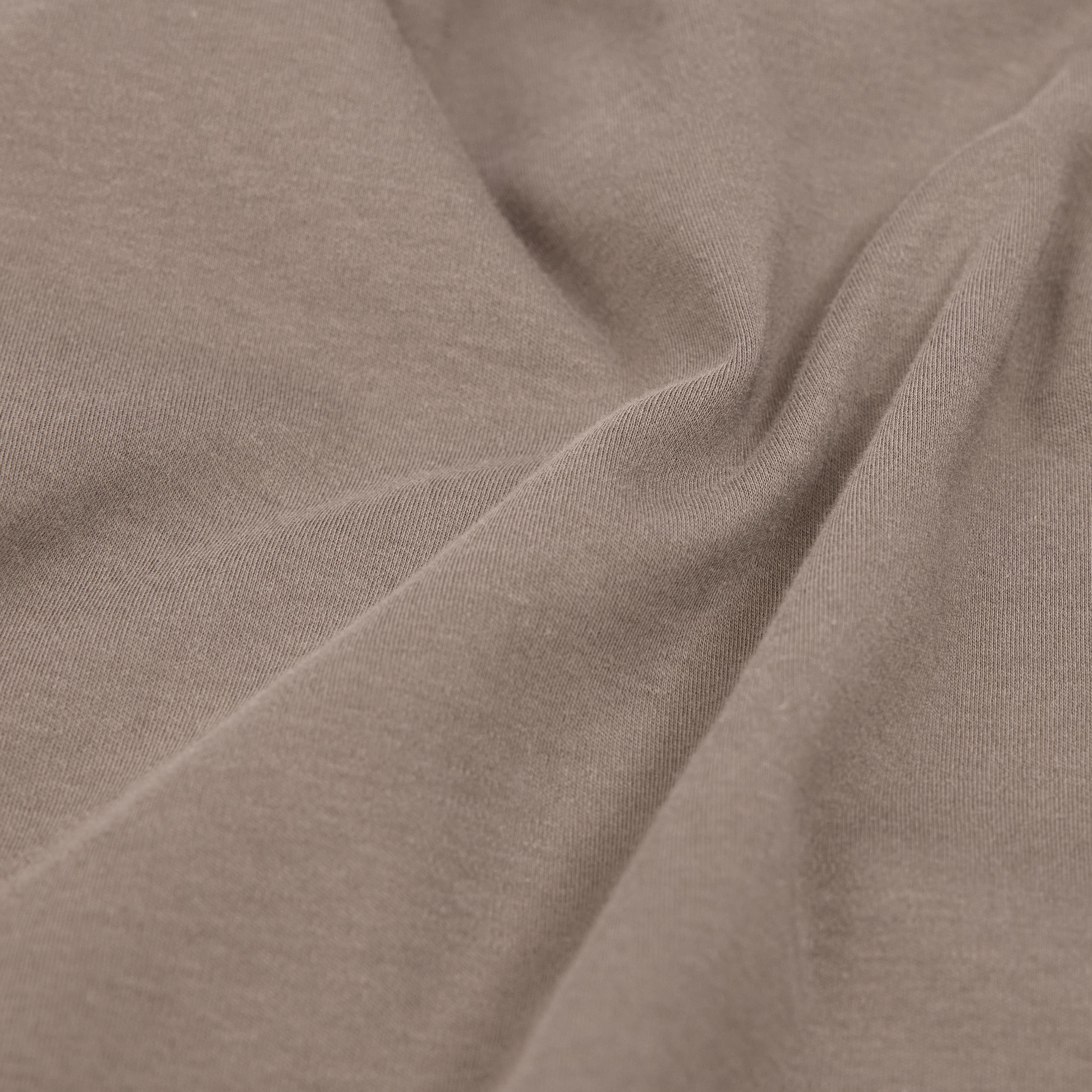 MORITZO - Longsleeve met opstaande kraag van elastisch katoen - heren - bruin - Materialbild (B2C)