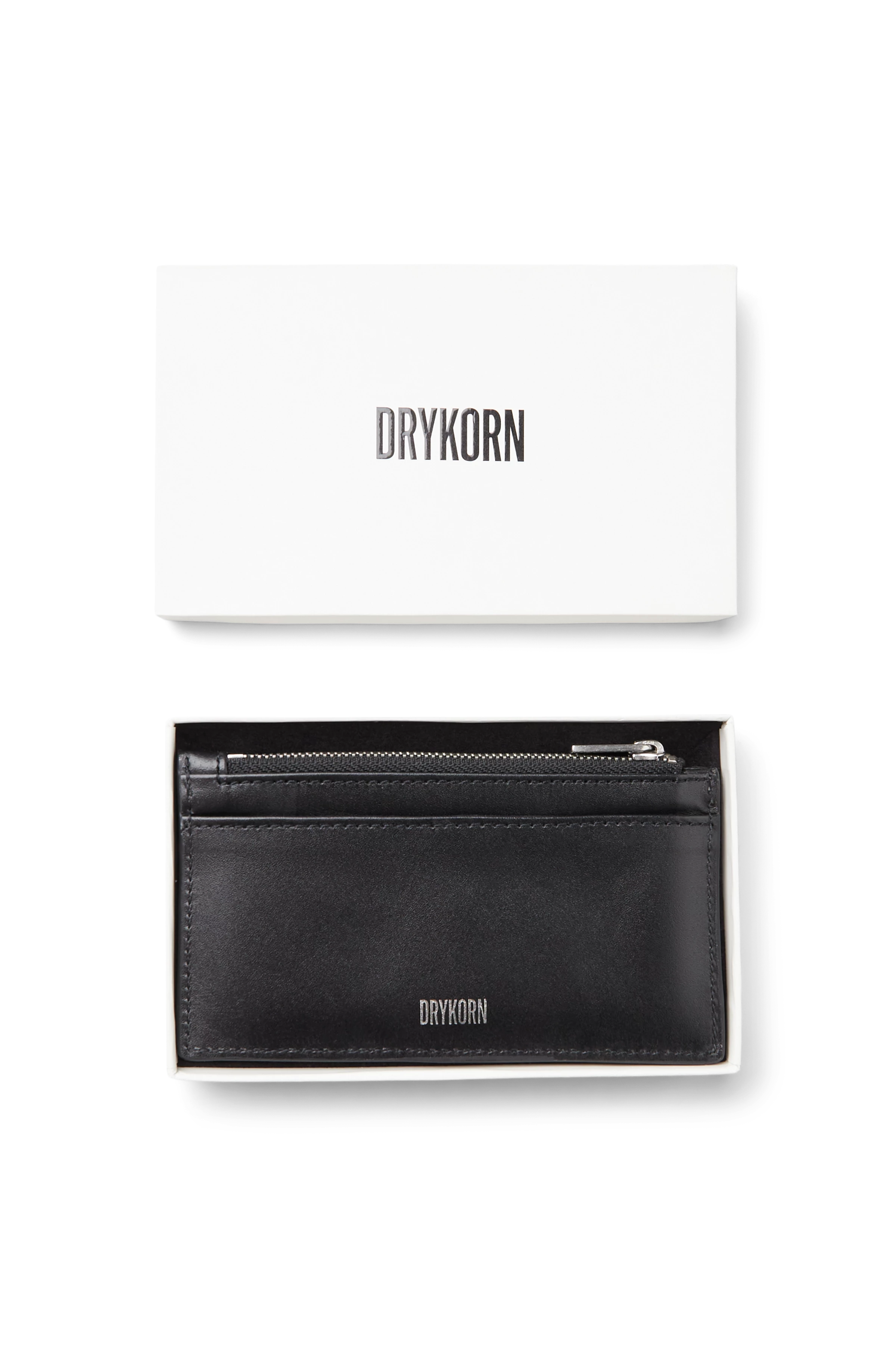 NORIK - Cardholder in Leder - Unisex - schwarz - Freisteller Platzhalter