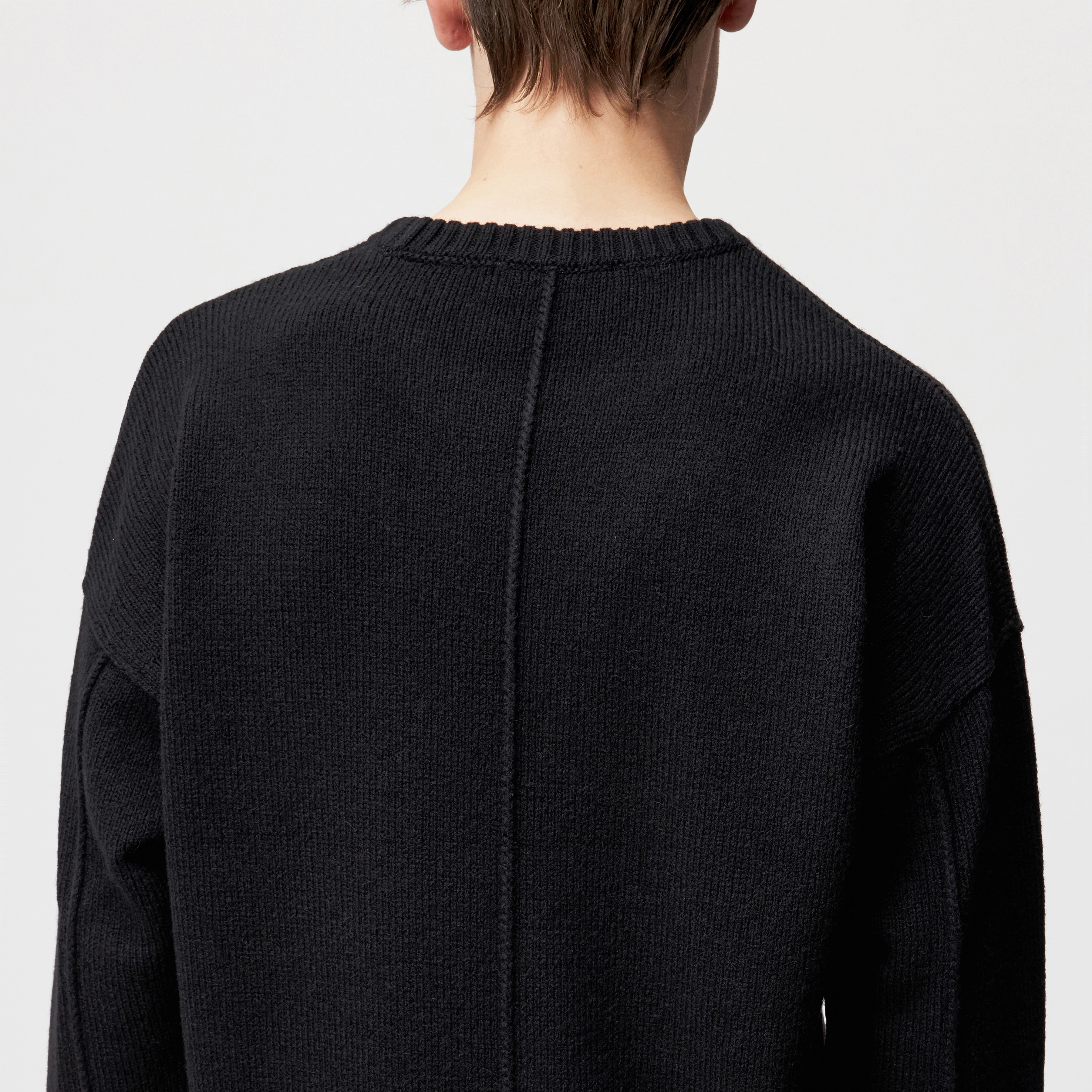 Men knit sweater MALIO in black from DRYKORN Men knit sweater MALIO in black from DRYKORN
