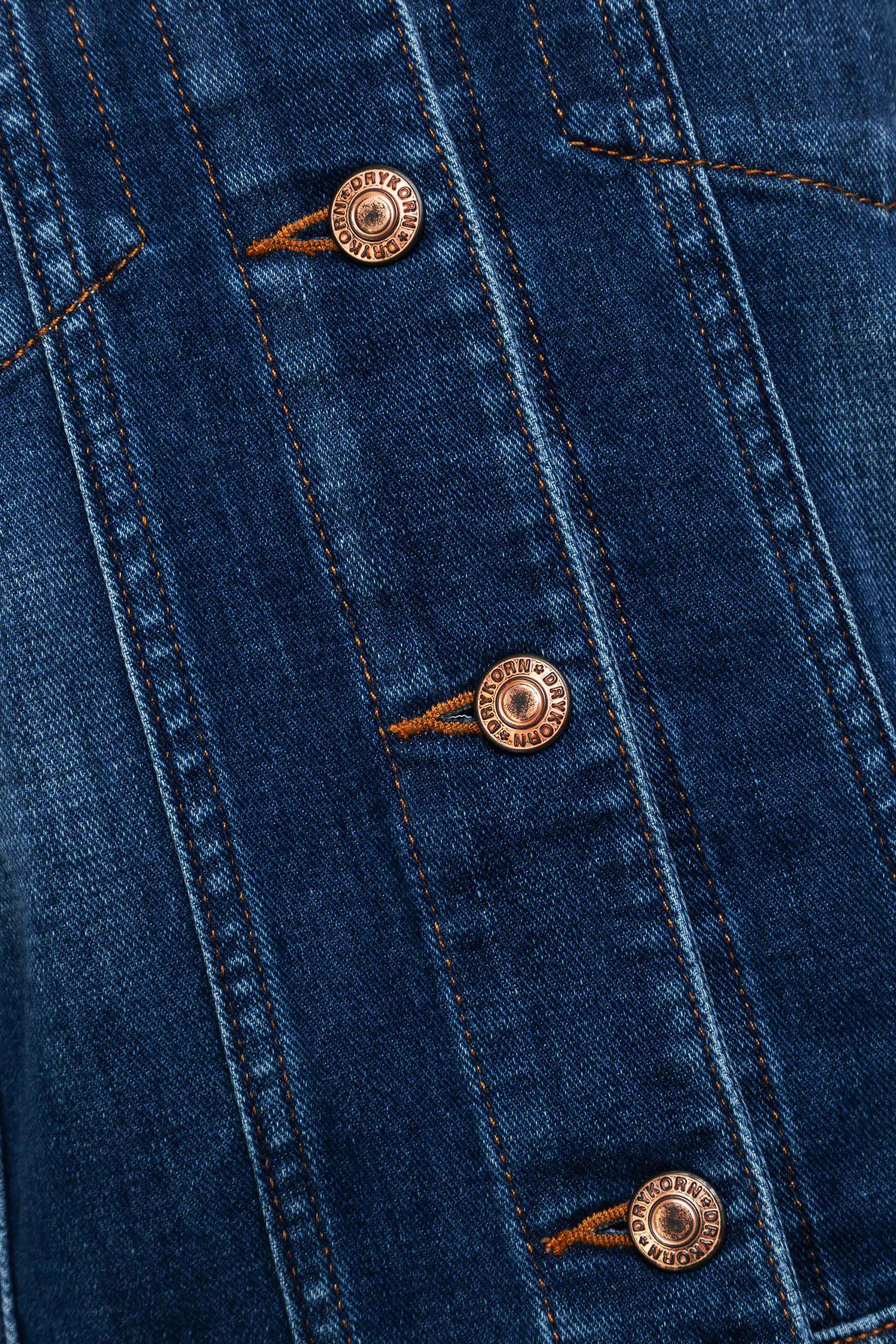 SOMERTON - authentische Jeansjacke - Damen - blau - Freisteller Detailansicht