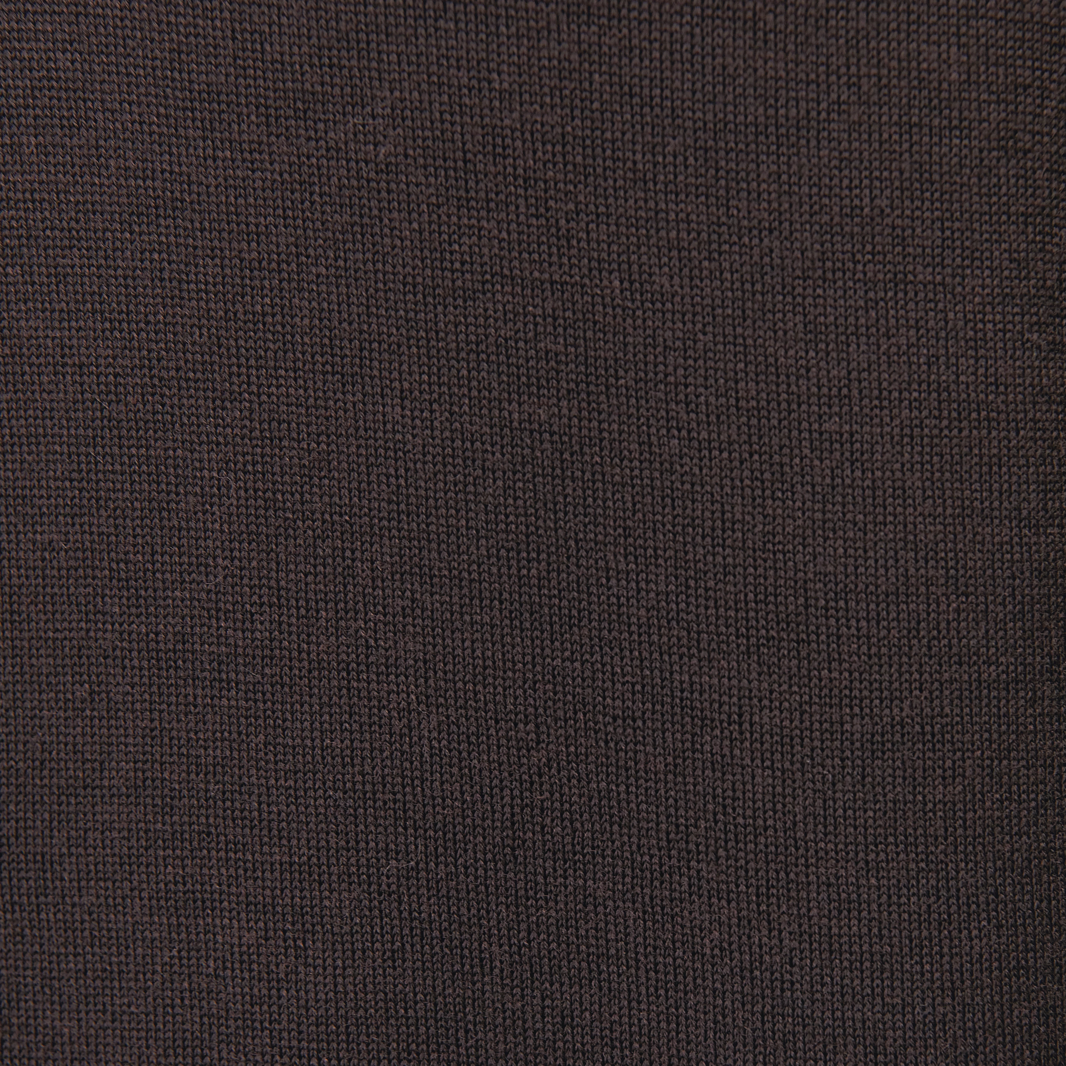 HALVVA - Langarm Poloshirt in reiner Schurwolle - Herren - braun - Materialbild (B2C)