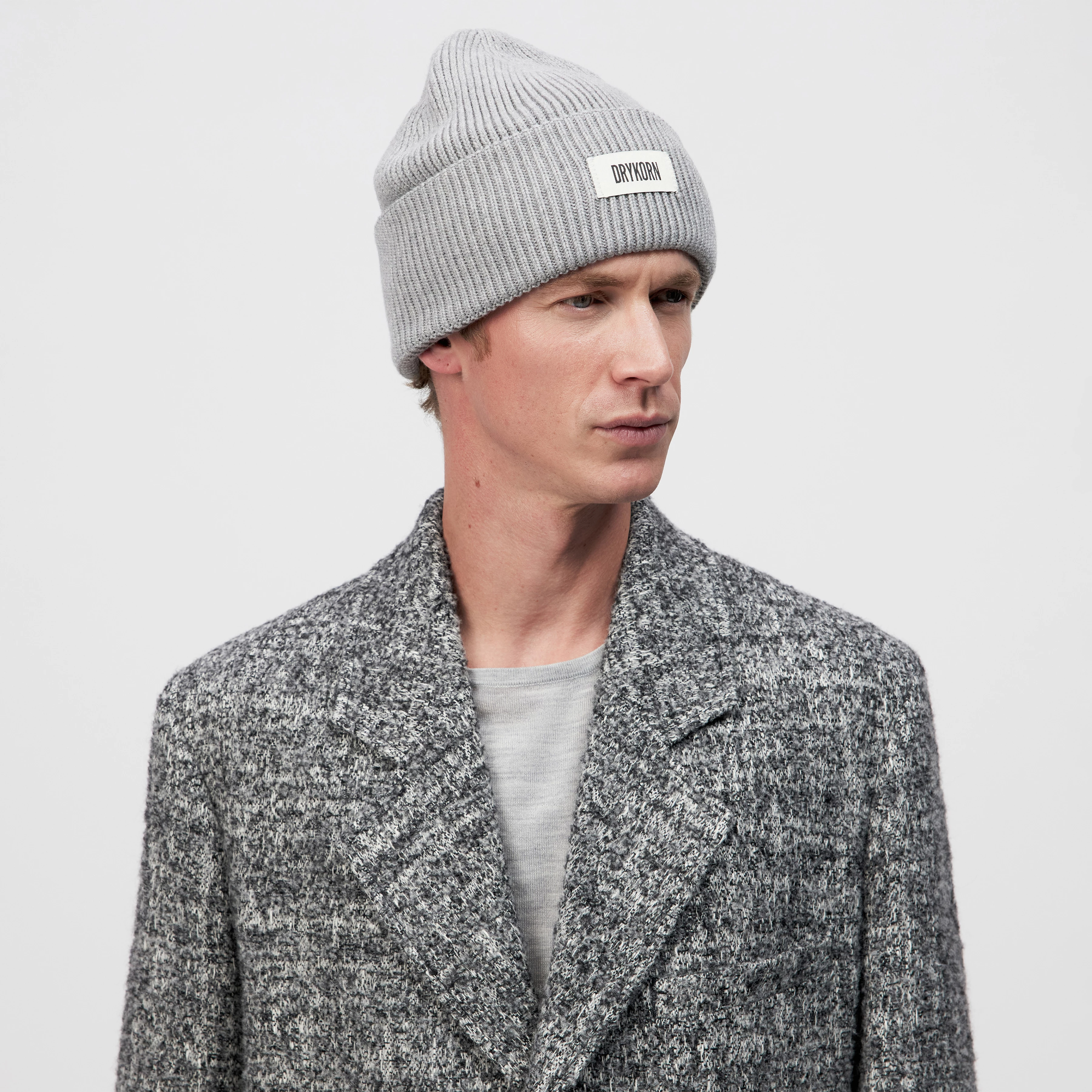 LOAH_3 - Bonnet en coton mélangé - unisex - gris - Seitenansicht