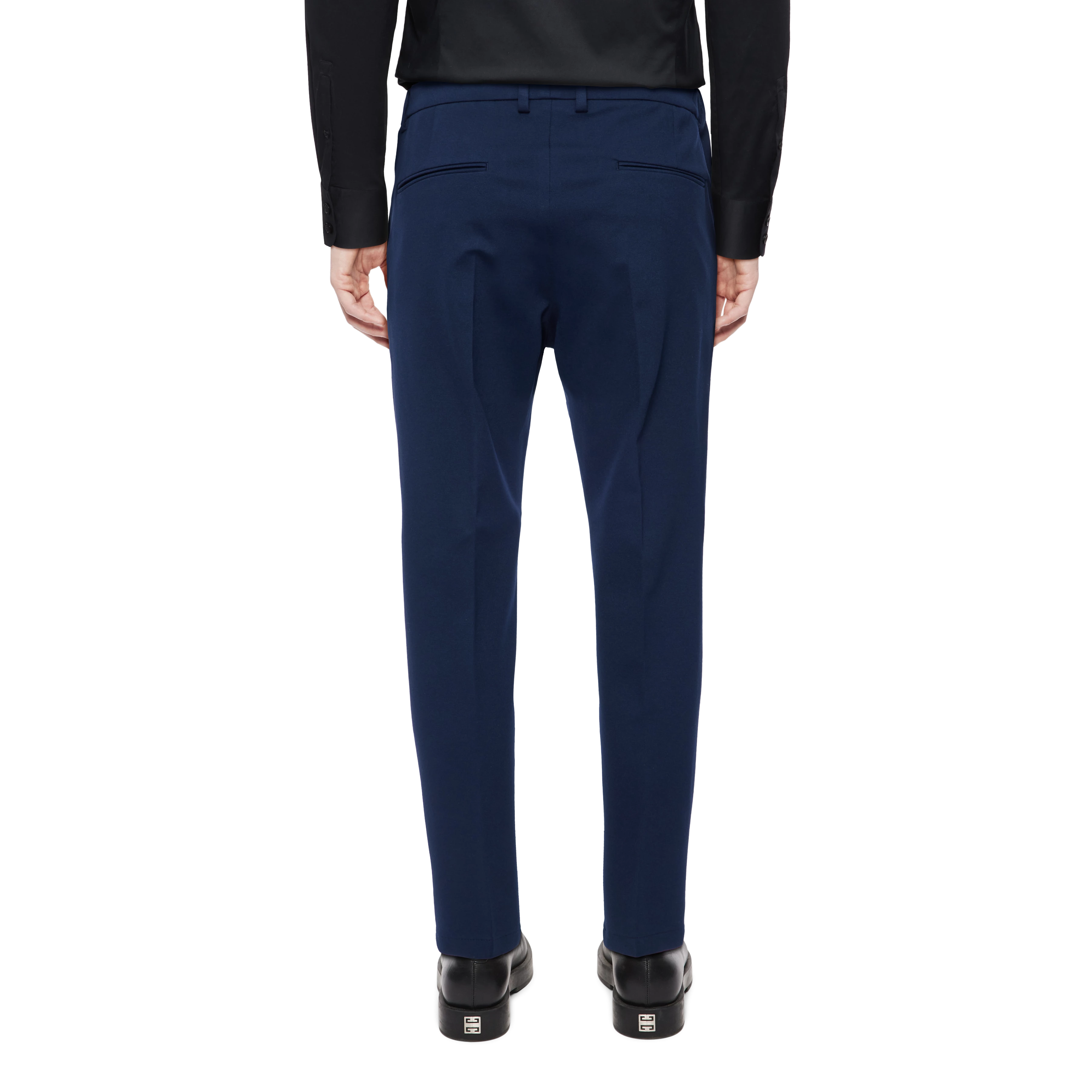 AJEND - Konfektionierte Hose in Jersey - Herren - blau - Rückansicht