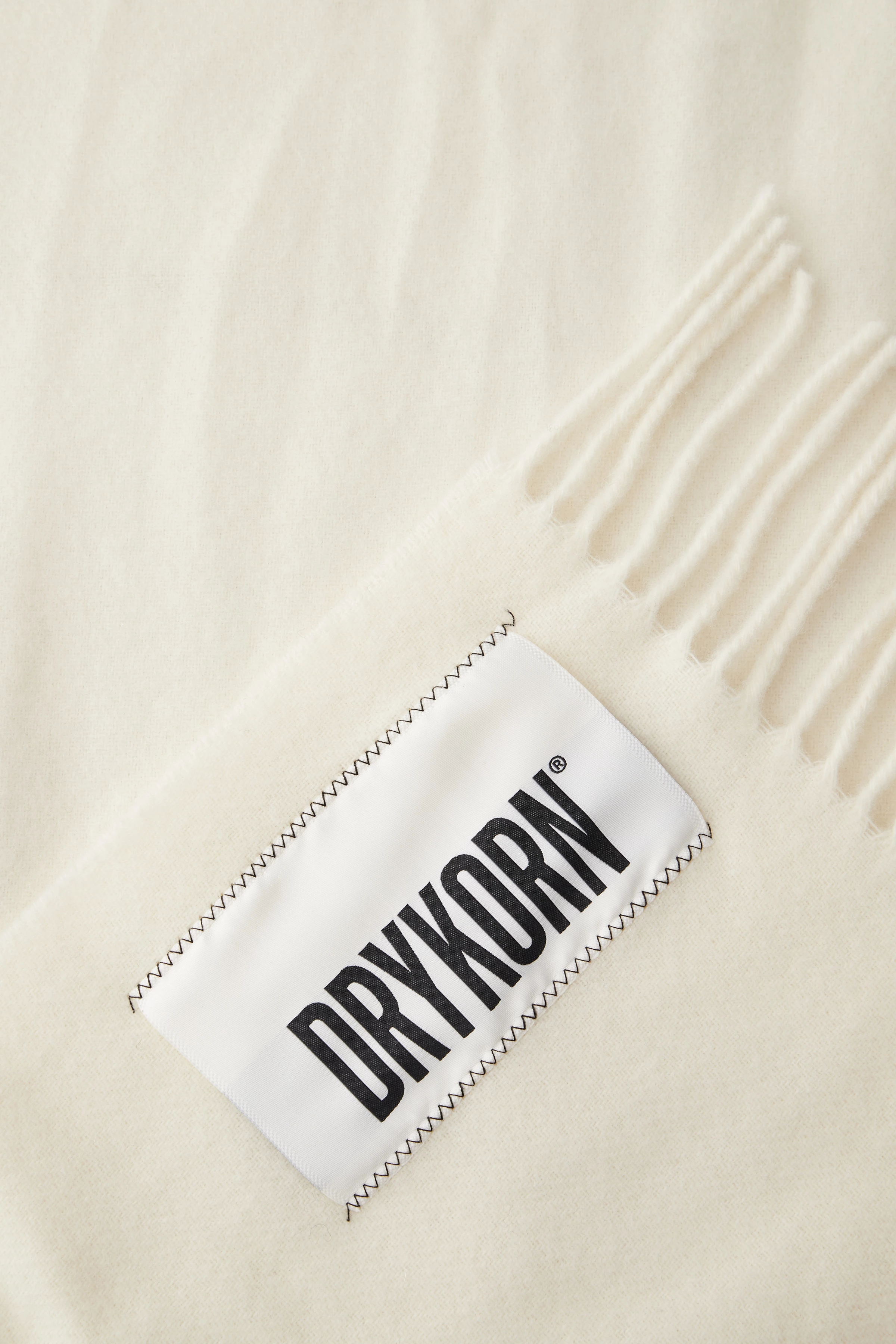 GAZE - Wollschal - Unisex - weiß - Rückansicht