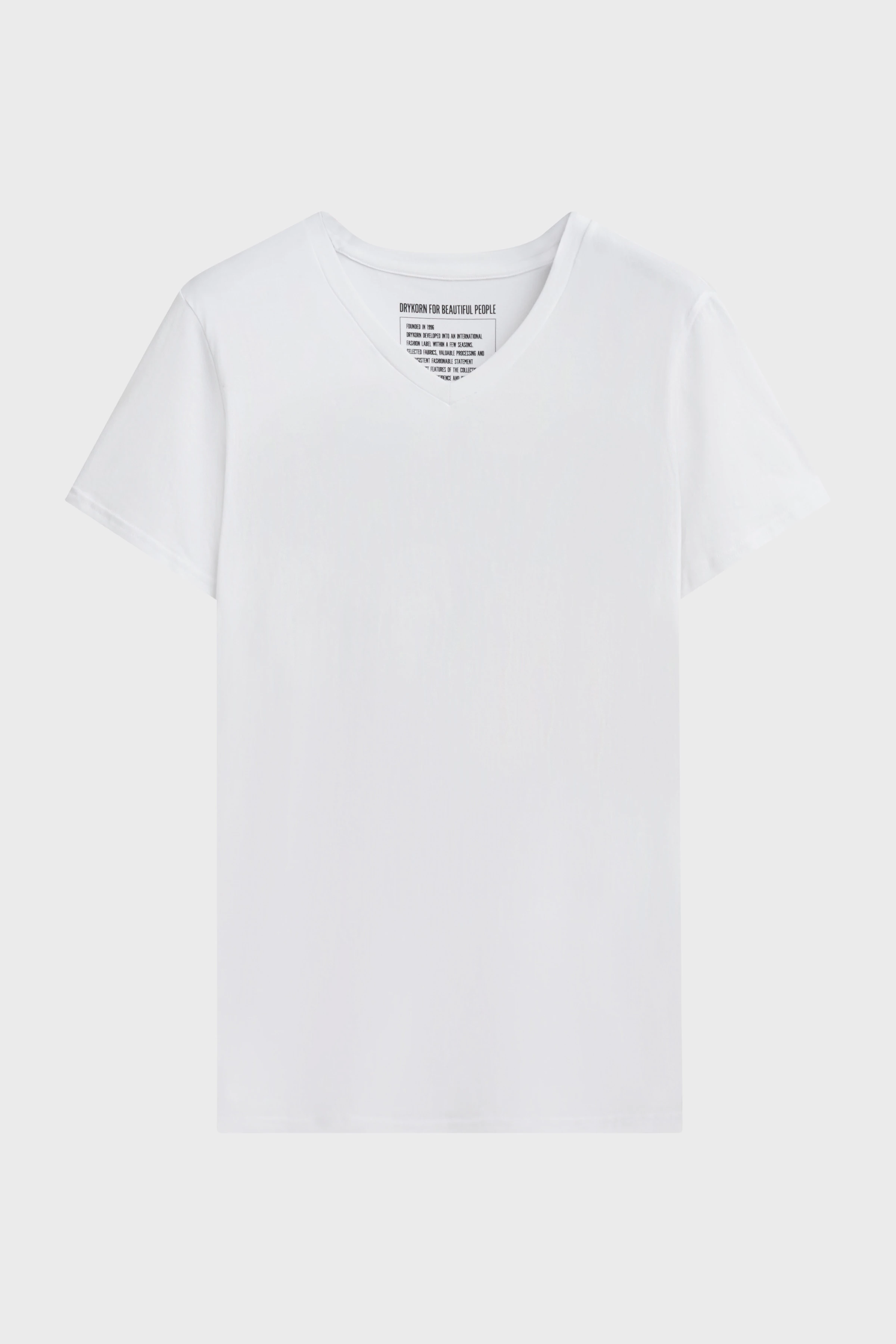 CARIS_2 - 2er-Pack Basic T-Shirt - Herren - weiß - Freisteller Frontansicht