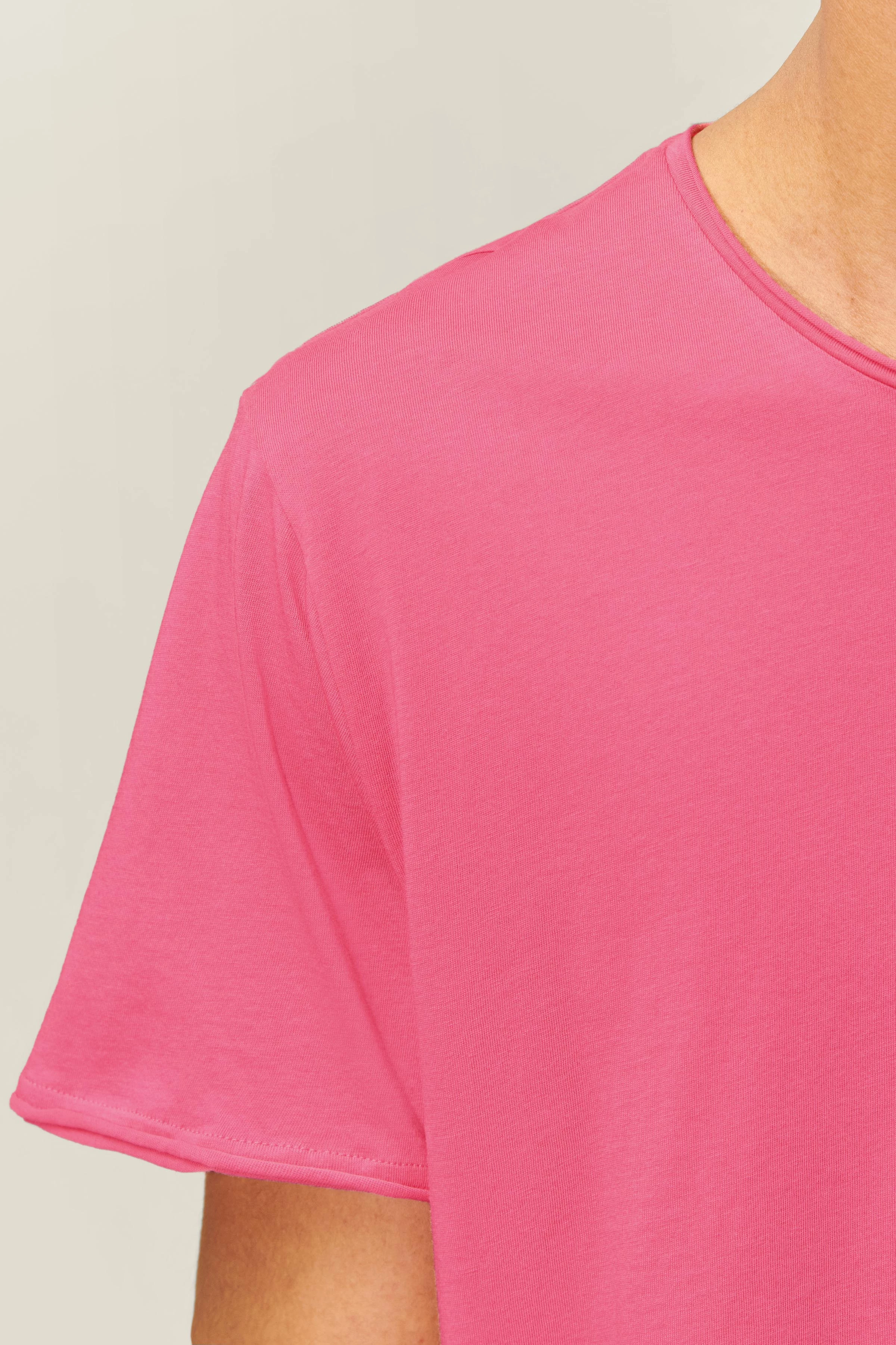 KENDRICK - Lockeres T-Shirt aus Baumwolle - Herren - rosa - Seitenansicht