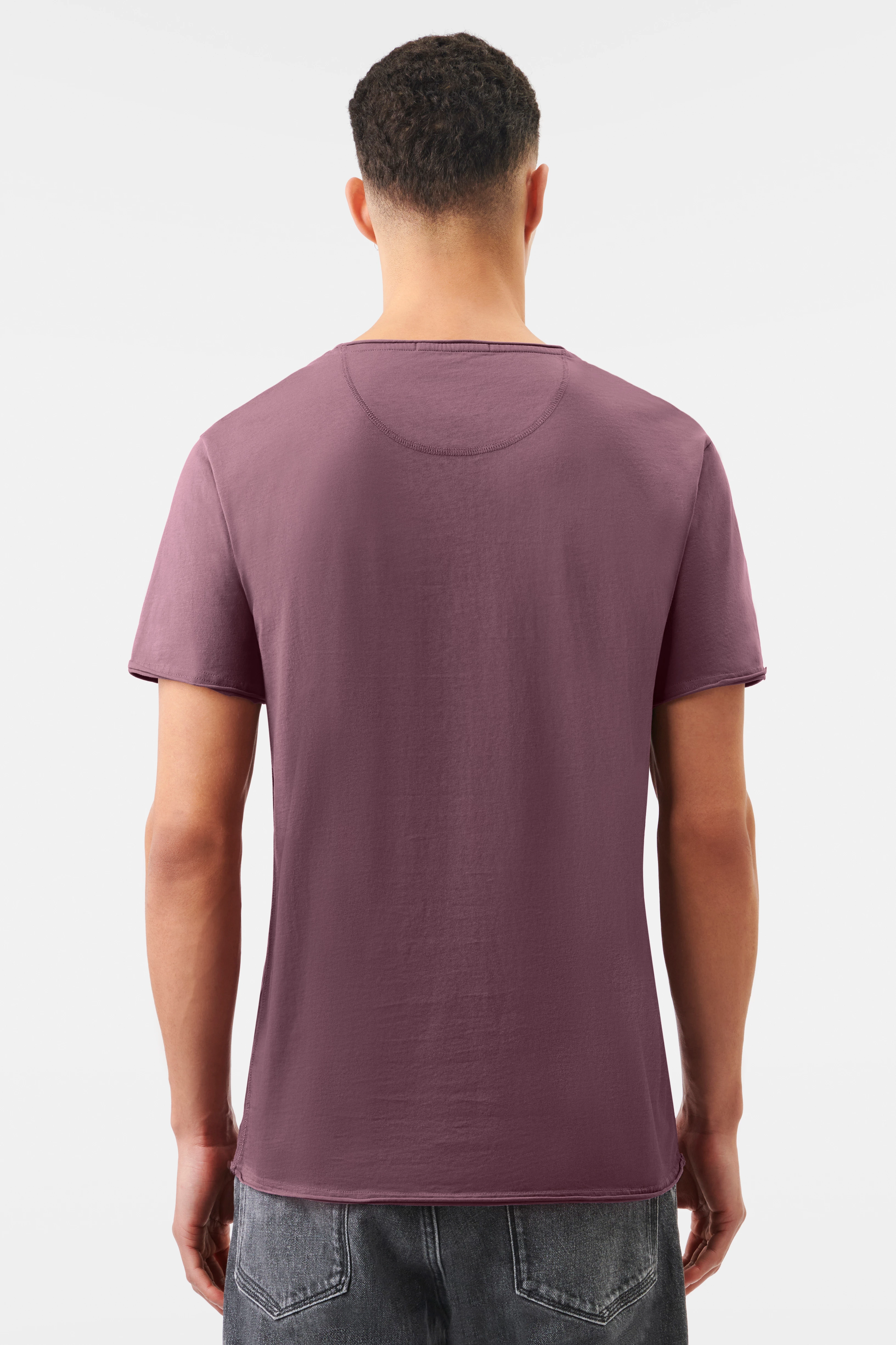 KENDRICK - loose t-shirt in cotton - men - purple - Rückansicht