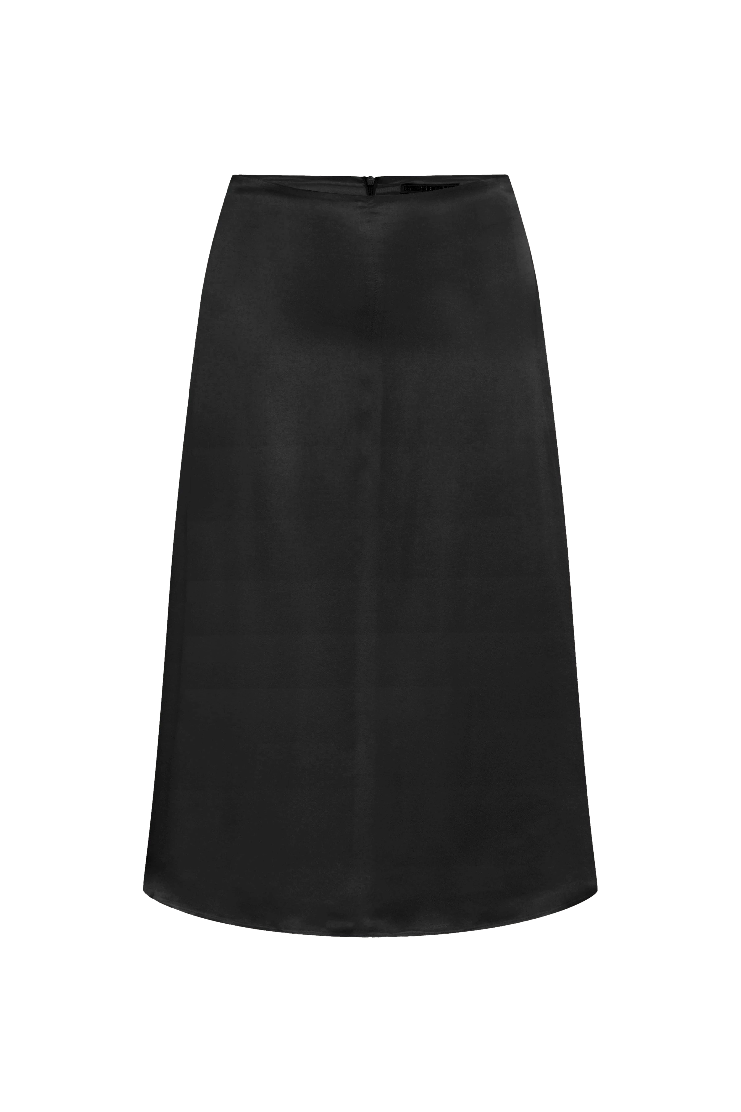 BENTE - Ausgestellter Midi-Rock - Damen - schwarz - Freisteller Frontansicht