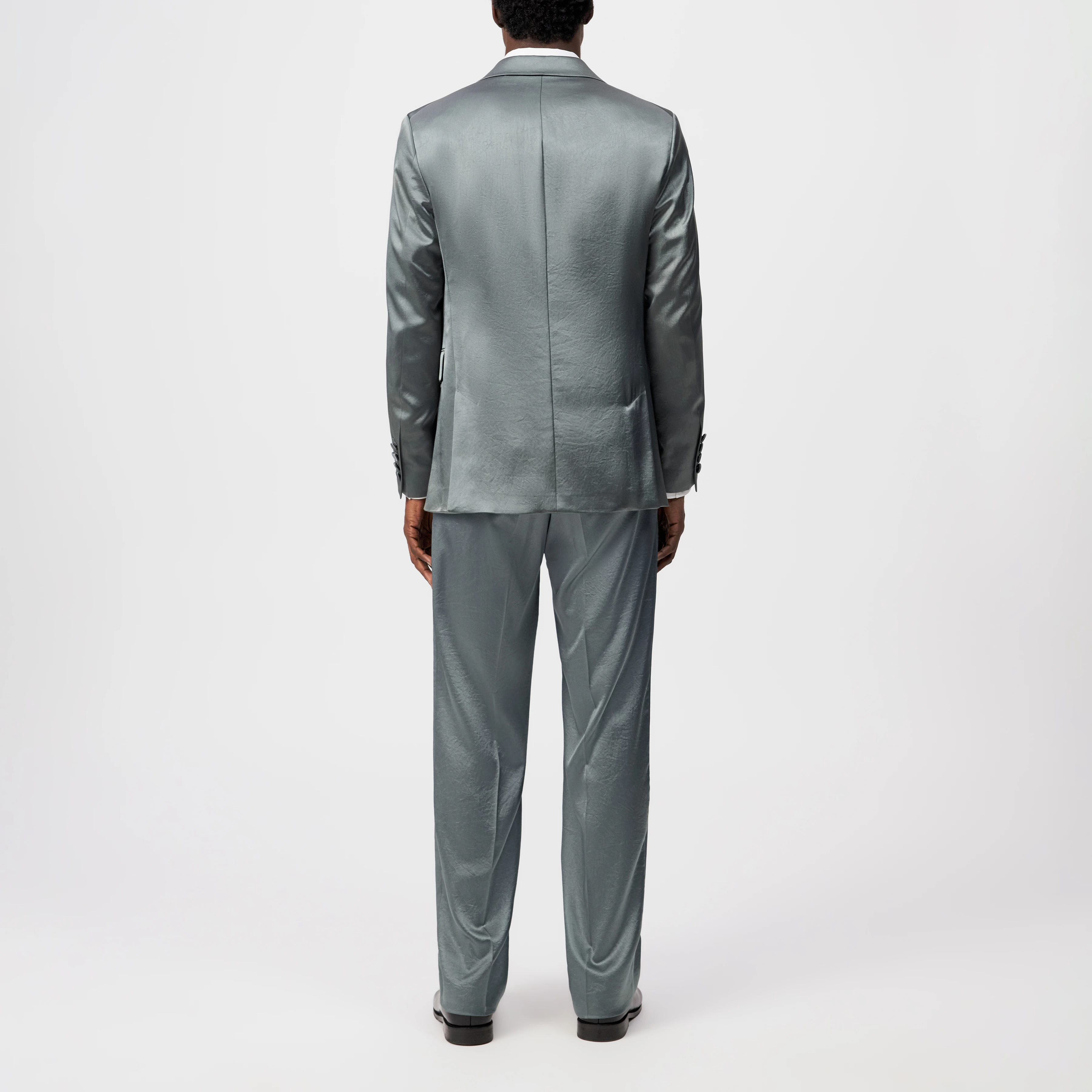 JACATO - Smokingjakke i satin - men - grøn - Rückansicht