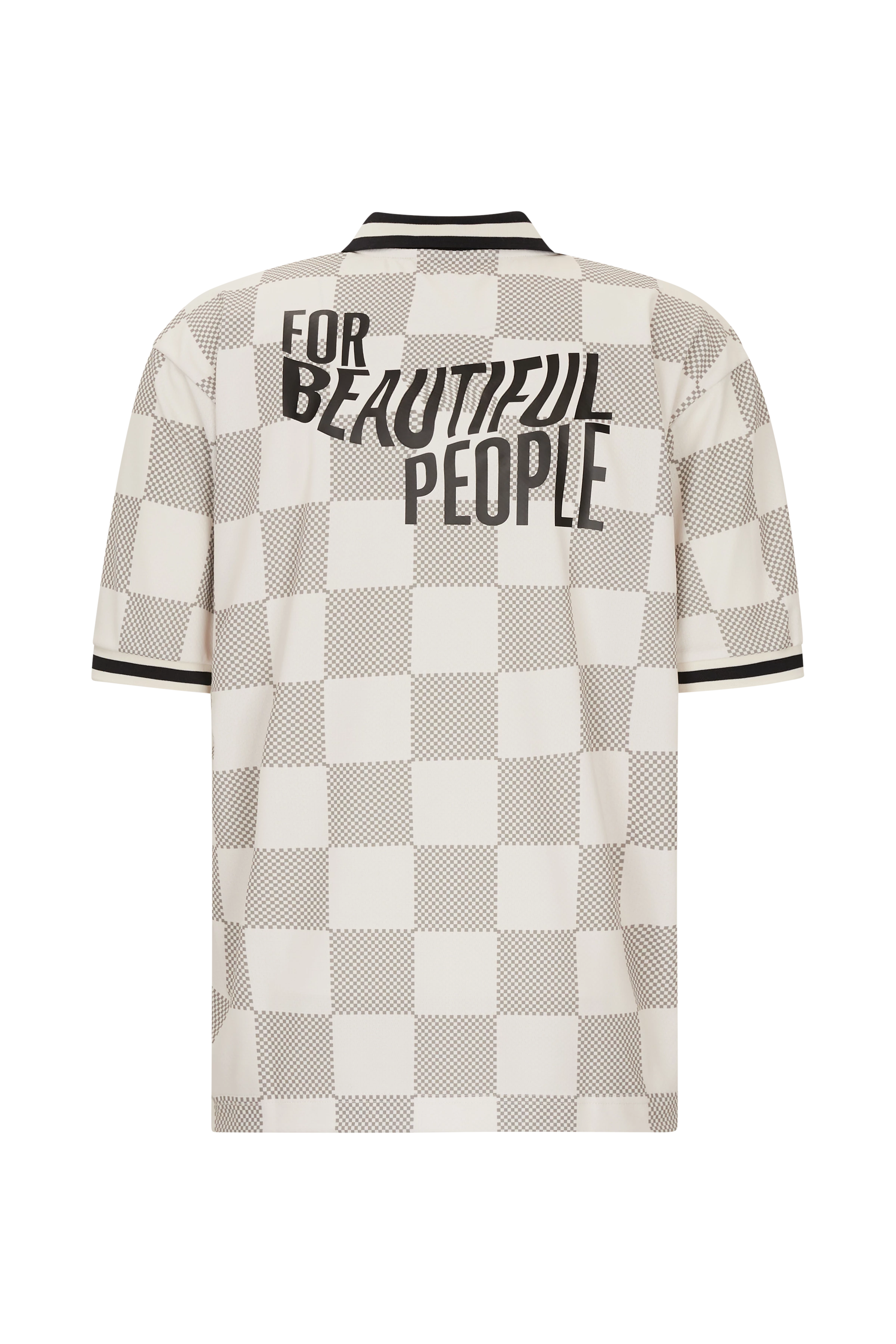 KANERON - trikot-shirt en trikot ware - heren - beige - Freisteller Rückansicht